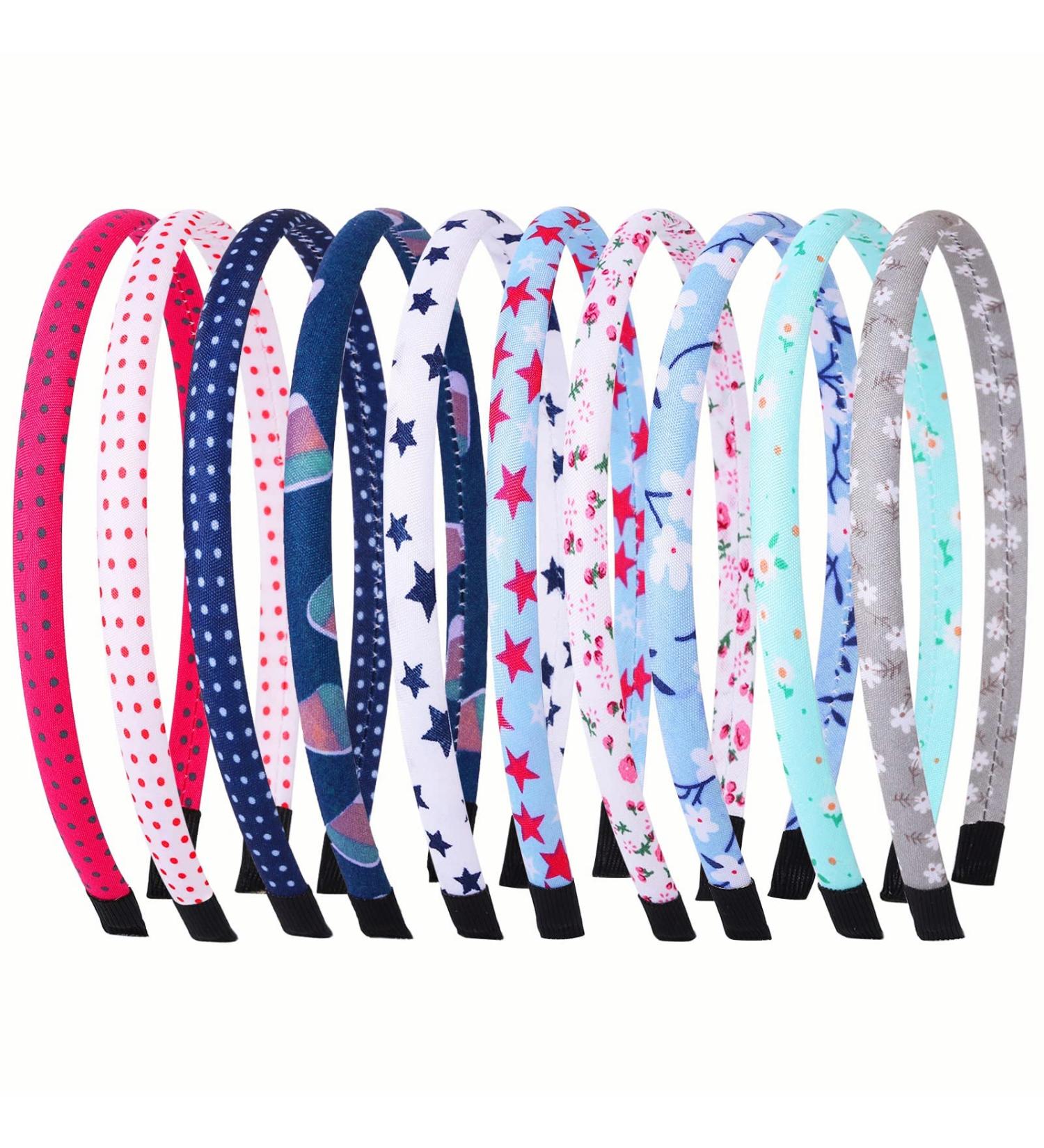 Fishdown Floral Headband for Women & Girls - Assorted 10pcs Pack - New Floral Style - Buy Online on SooperMarket.com