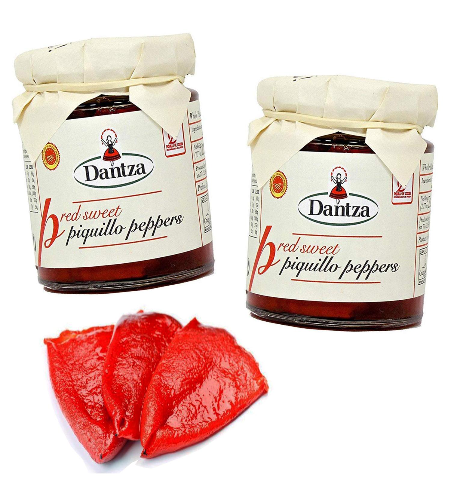 Spanish Red Piquillo Sweet Pepper Navarre Kosher from Spain - 2 Pack (7.7 oz Each) - Buy Online on SooperMarket.com