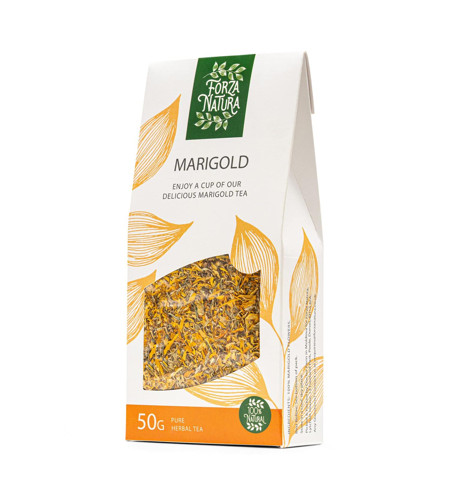 Marigold (Calendula) - Loose Leaf Herbal Tea - 100% Natural - 40g