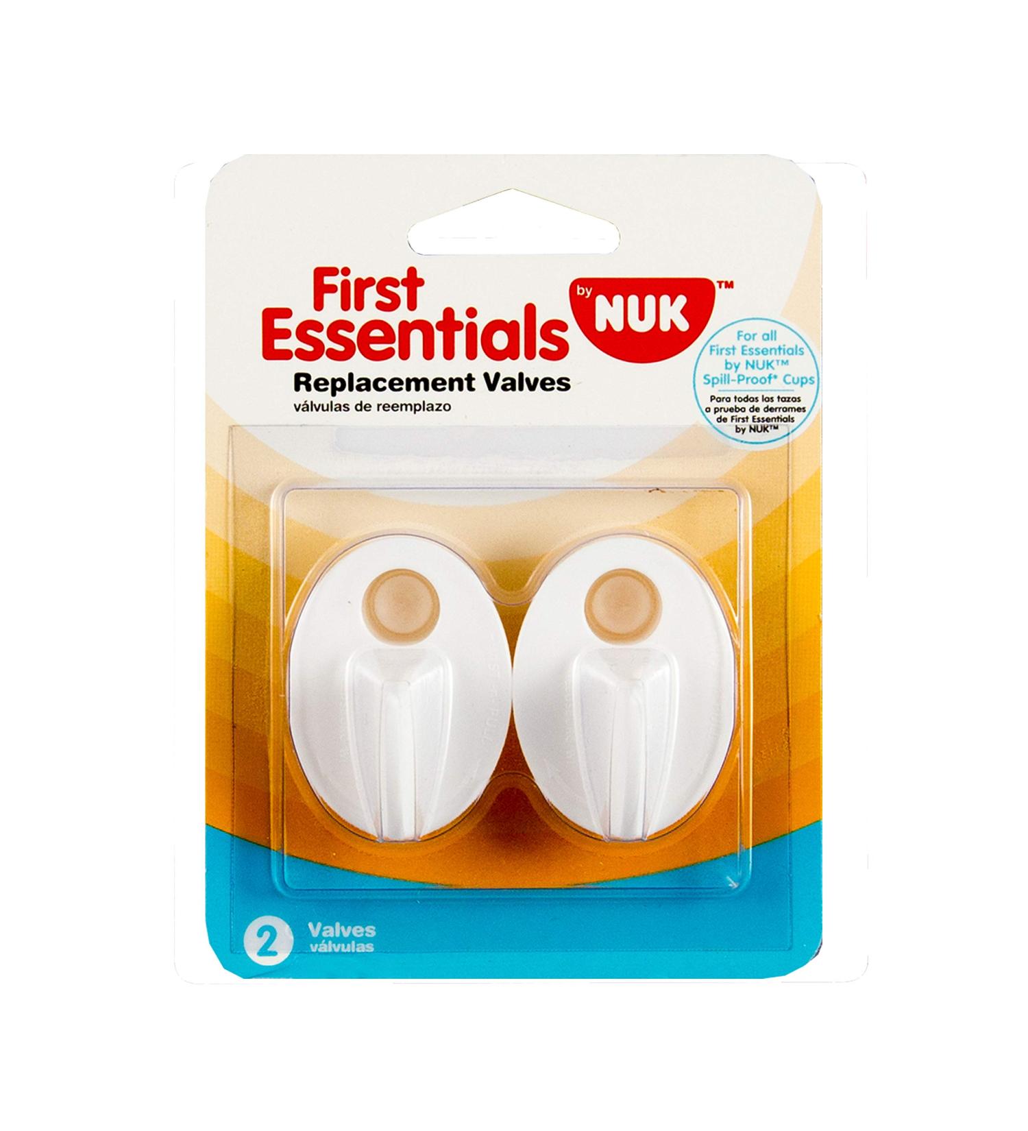 NUK 2 Pack Replacement Valves for Spill Proof Cups - Colors May Vary - Buy Online on SooperMarket.com