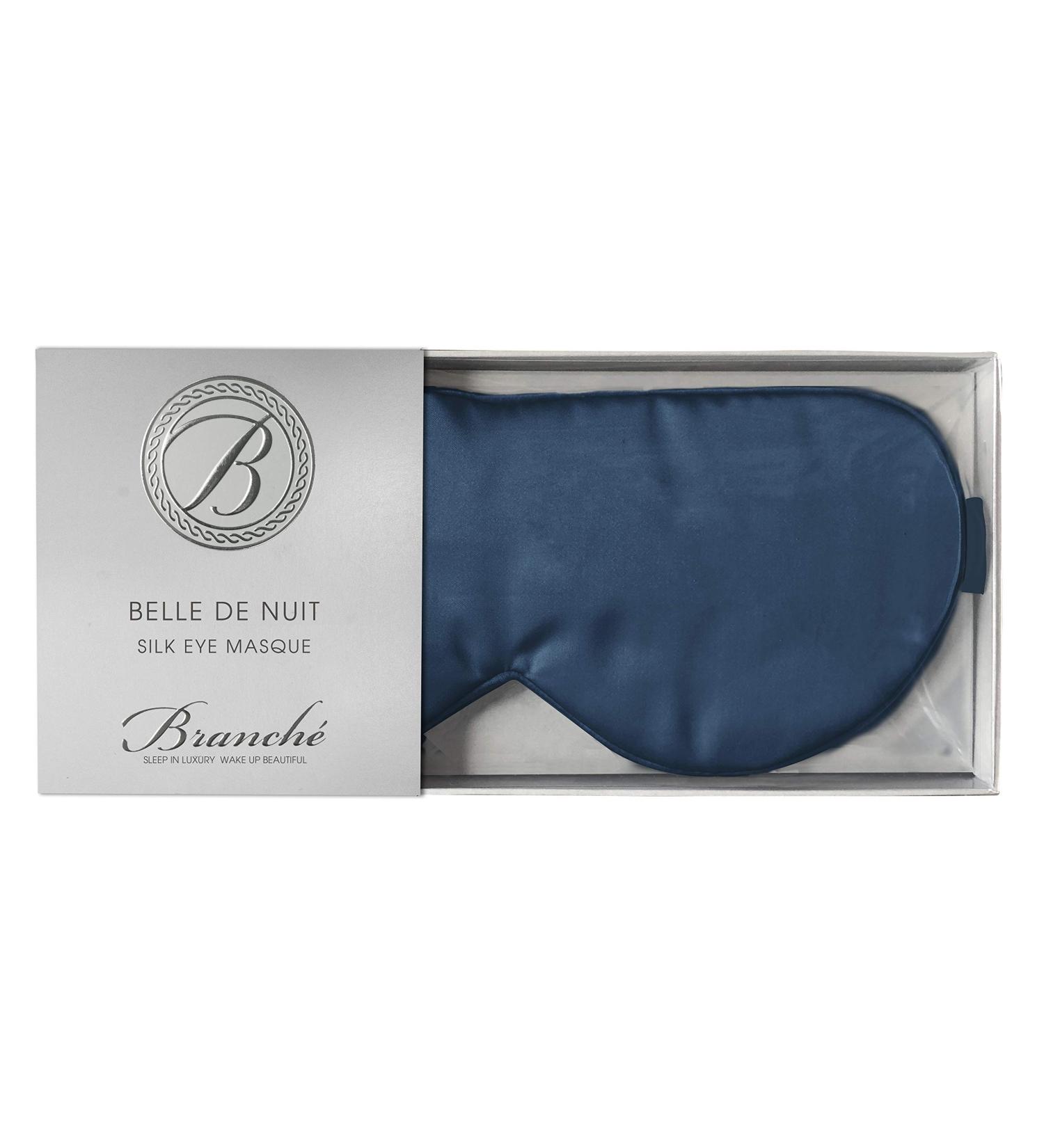 Branche Beauty Silk Eye Mask for Men - Amour - La Sieste Tranquillit - Belle De Nuit Sapphire - Buy Online on SooperMarket.com