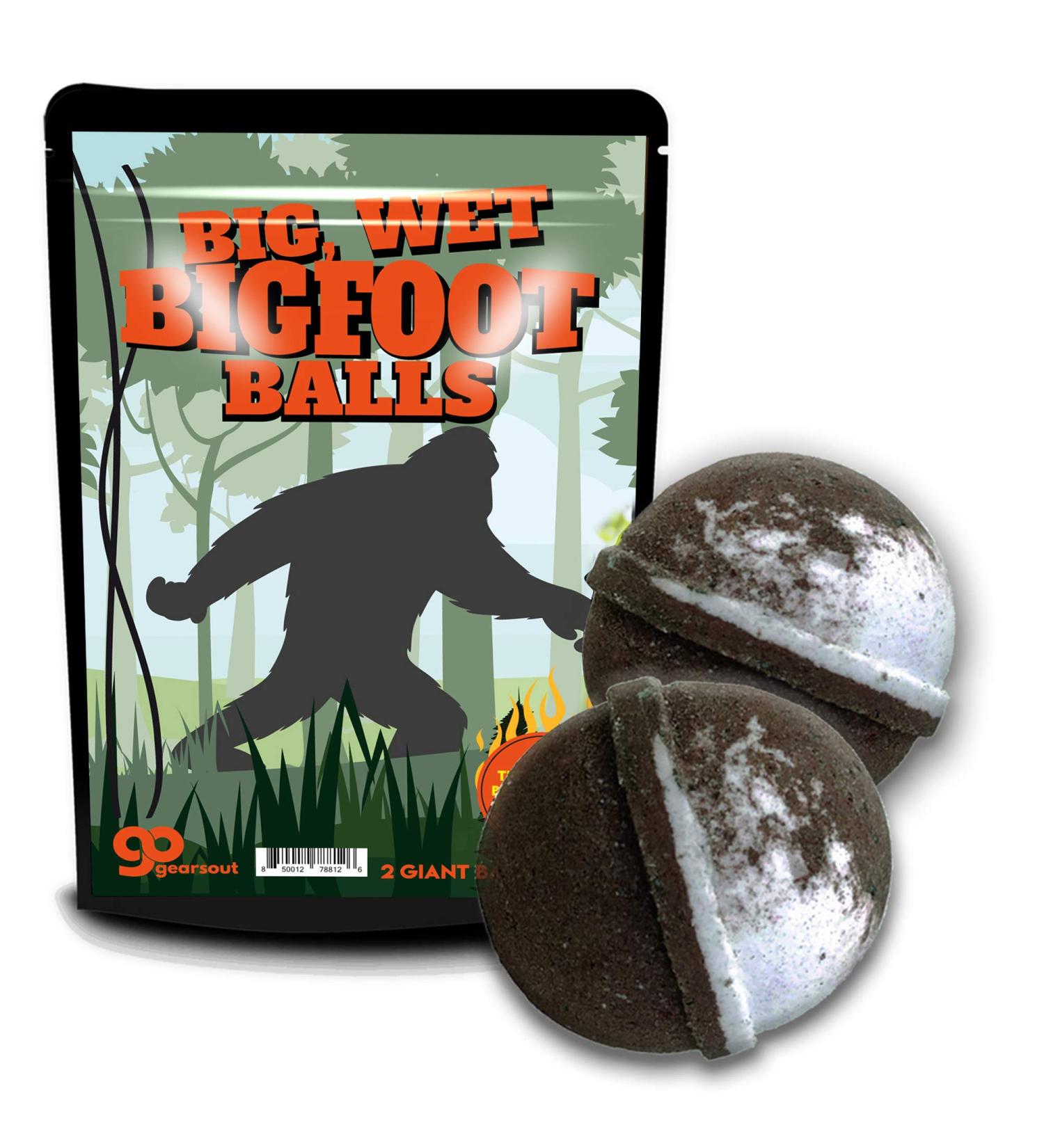 Bigfoot Balls Bath Bombs - Funny Sasquatch Design - Root Beer Scented - Handcrafted in USA (2 Pack) - Buy Online on SooperMarket.com