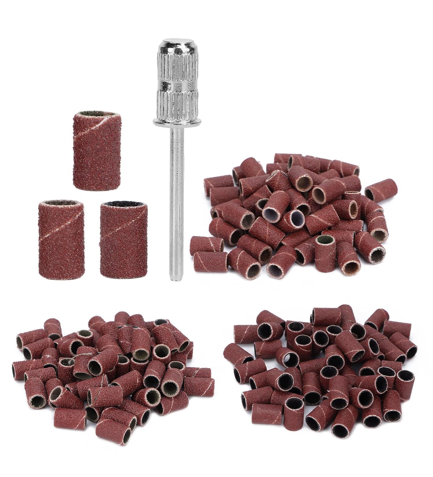 210 Pieces Sanding Bands Nail Drill Bits Sanding Rings Bands Nail Drill Shaft Files Nails Cuticle Polishing Bands Nail Art Sanding Bands Manicure Nail Sanders - Buy Online on SooperMarket.com