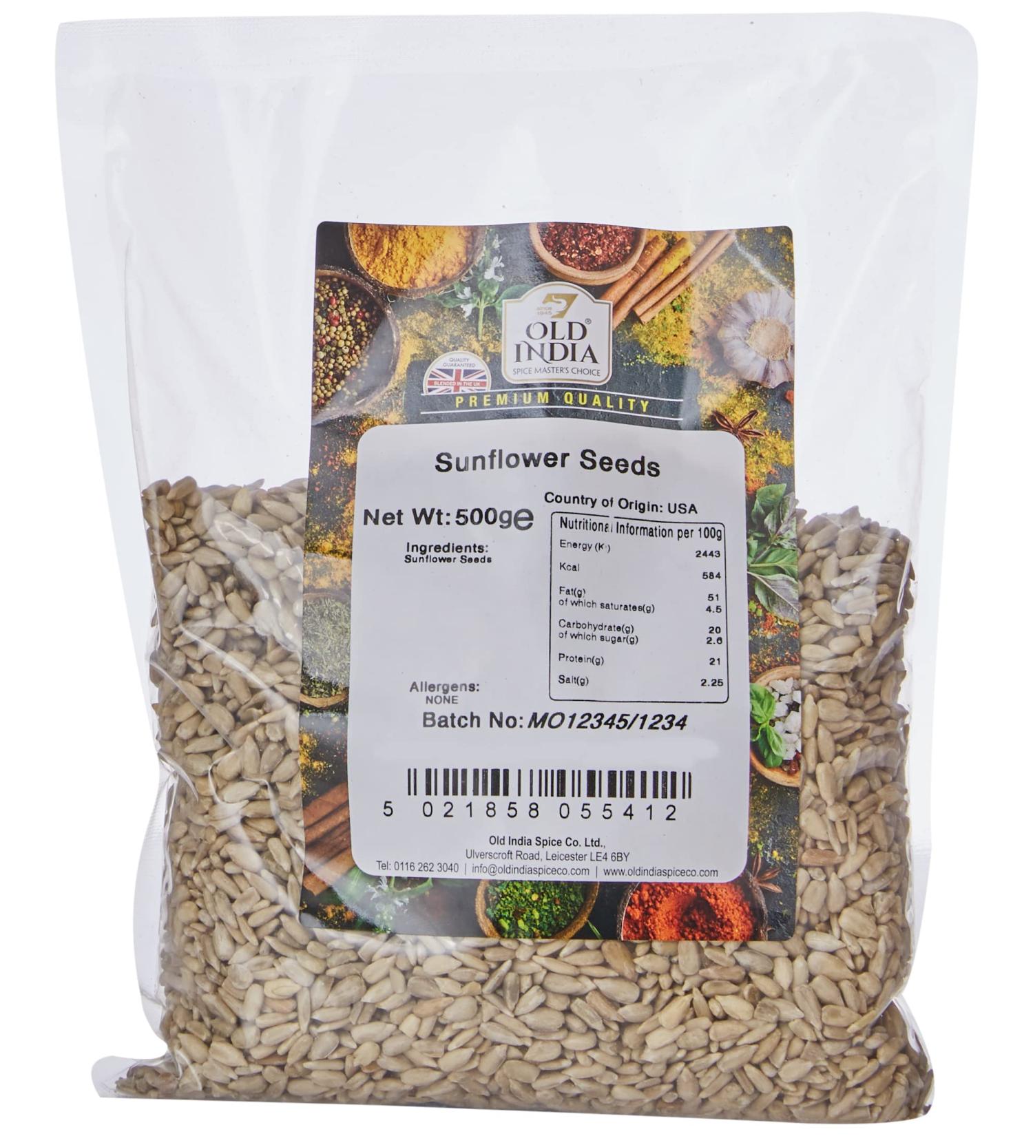 Old India Sunflower Seeds 500g Sunflower 500 g - Buy Online on SooperMarket.com