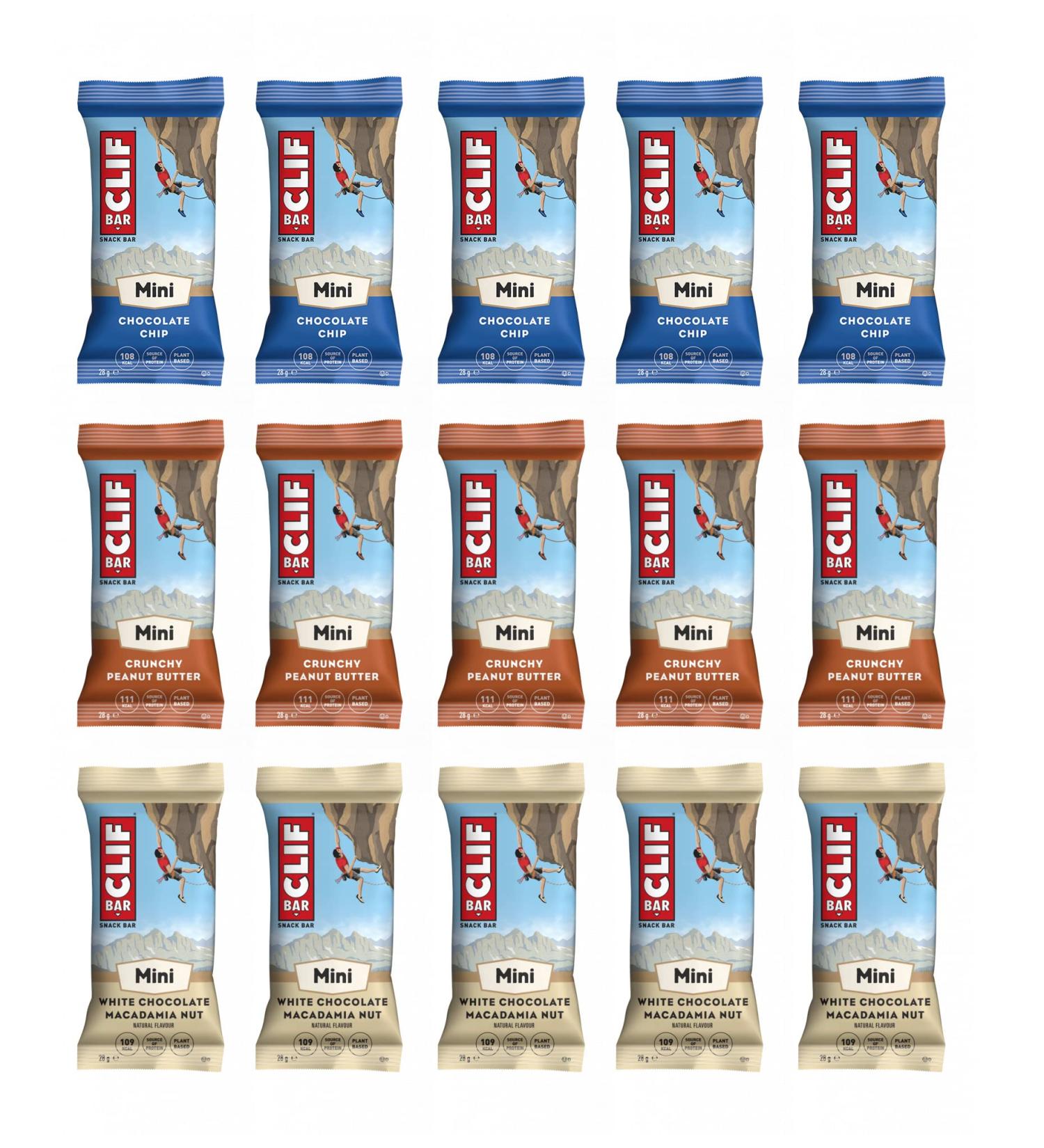 CLIF BAR Minis Mixed Selection Box - 15 Bars | Energy Bars Variety Pack - Buy Online on SooperMarket.com