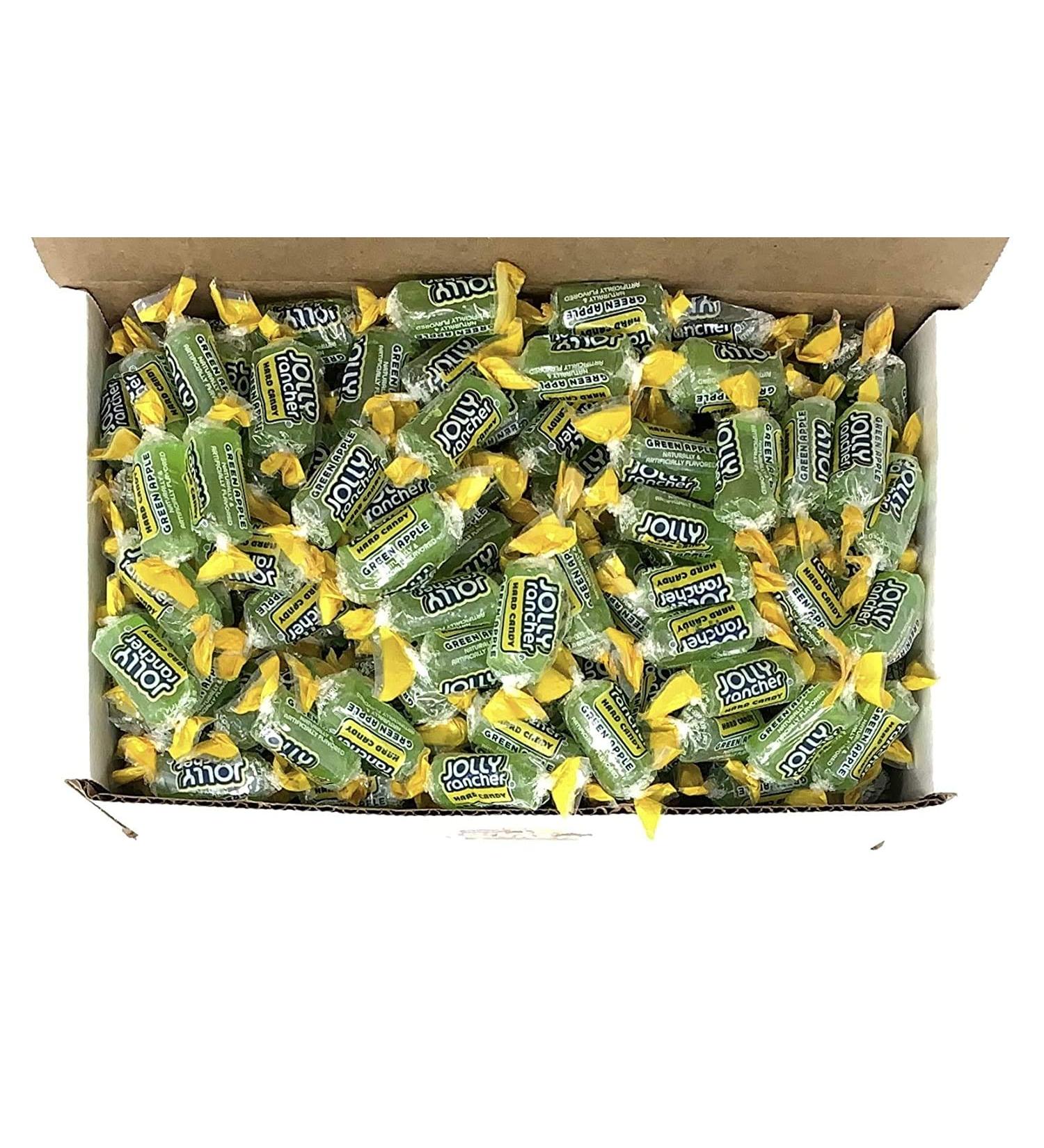 Jolly Rancher Hard Candy in Box, 1lb (Individually Wrapped) (Green Apple)