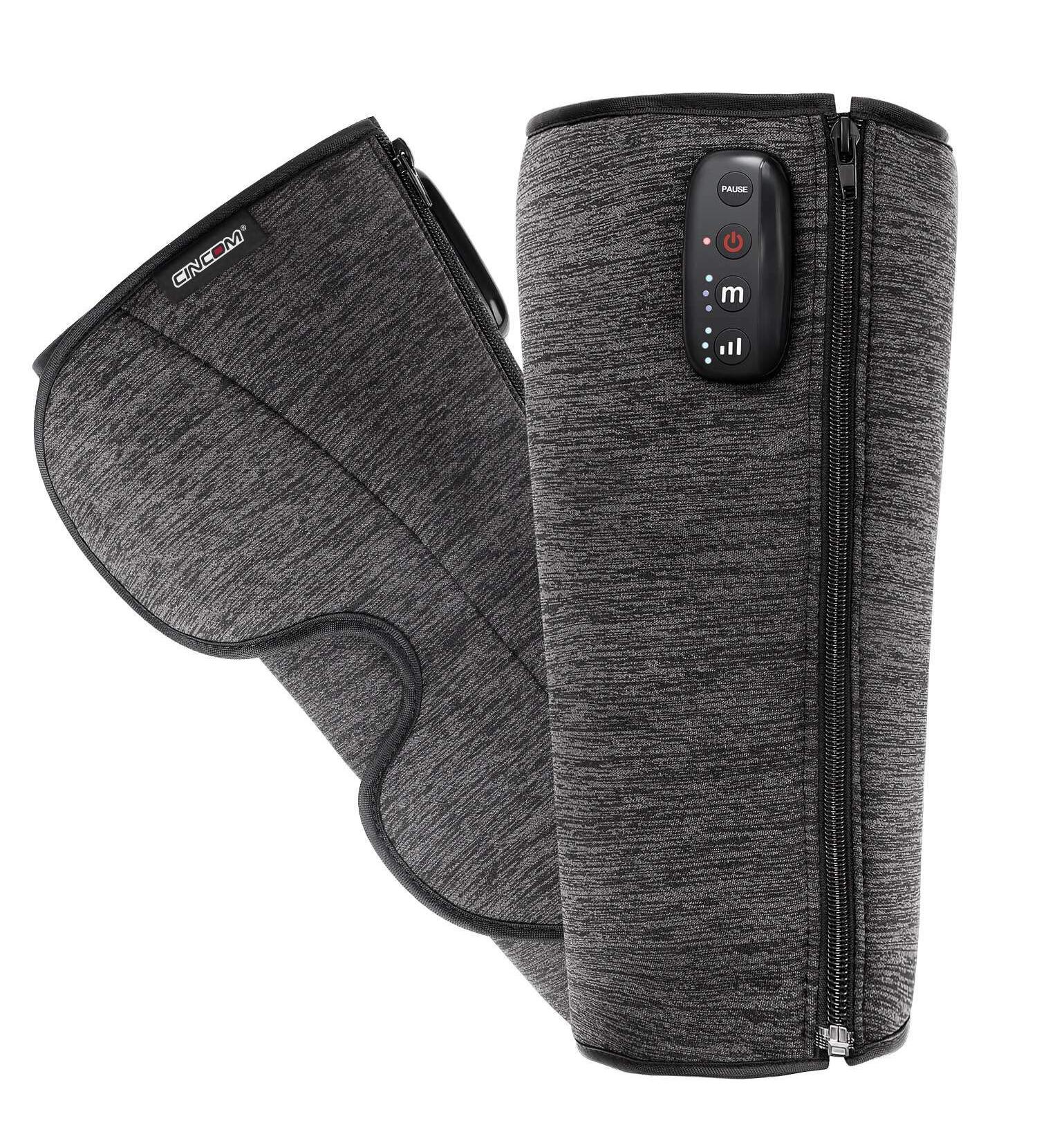 CINCOM Rechargeable Wireless Leg Massager for Circulation - Air Compression Calf Massager for Pain Relief and Muscle Relaxation (1 Pair) - Buy Online on SooperMarket.com