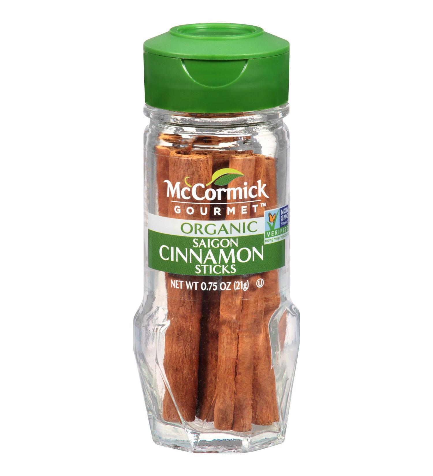 McCormick Gourmet Organic Saigon Cinnamon Sticks - 0.75 oz - Buy Online on SooperMarket.com