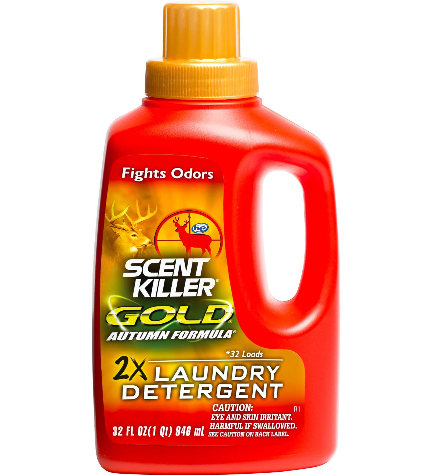 Scent Killer Gold Autumn Formula - Odor Eliminator Laundry Detergent for Hunting Gear | 32 oz | International Shipping - Buy Online on SooperMarket.com