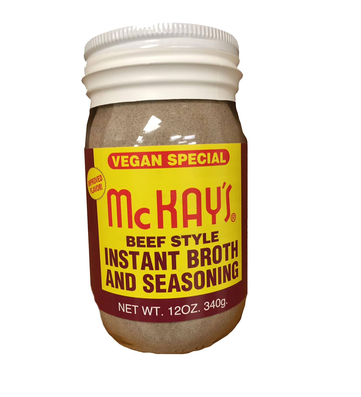 McKay's Beef Style Instant Broth & Seasoning Vegan Special 12 oz. 12 Ounce (Pack of 1)