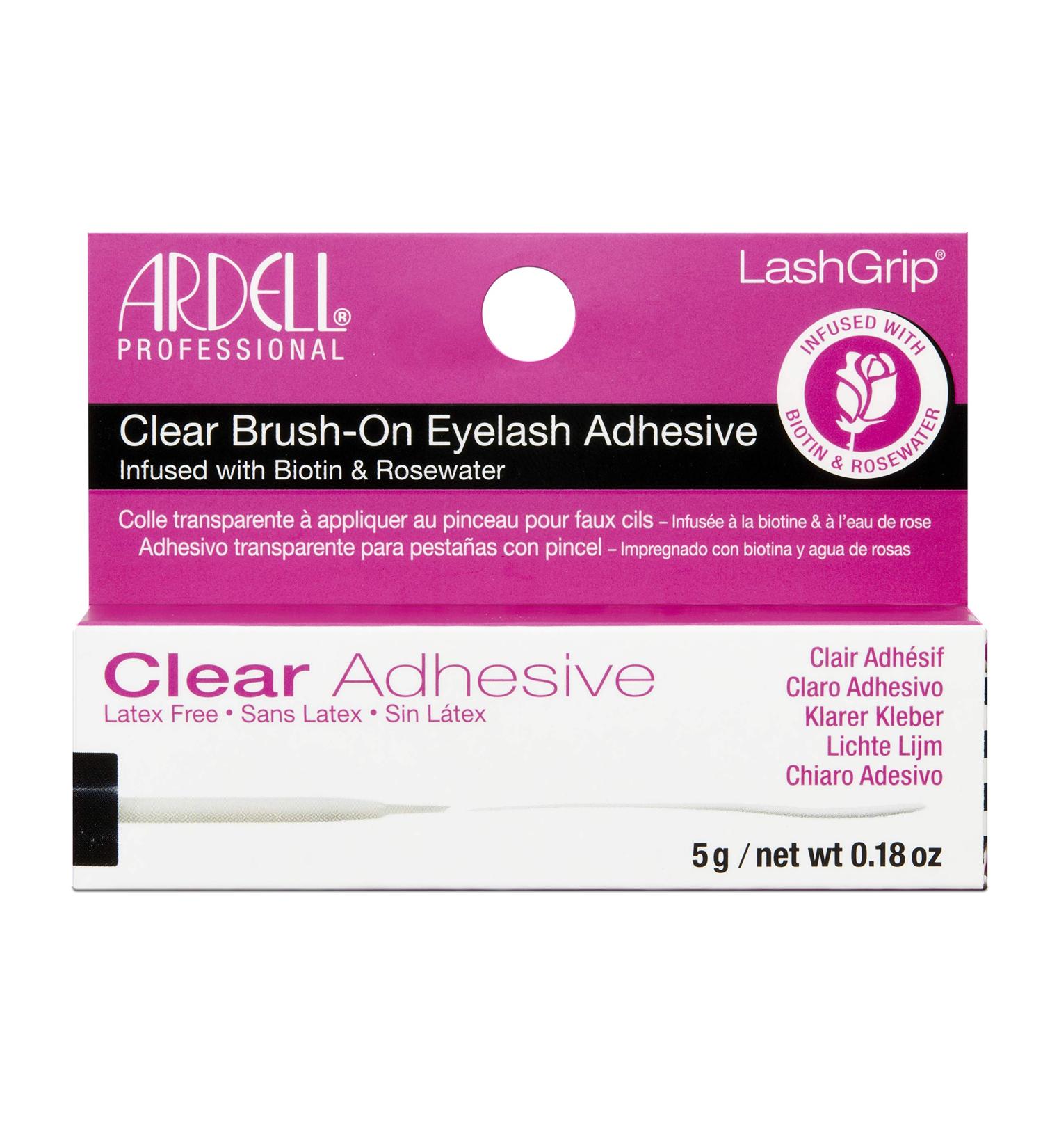 Ardell LashGrip Biotin & Rosewater Strip Adhesive - Clear | Best International Shipping for Perfect Lashes - Buy Online on SooperMarket.com