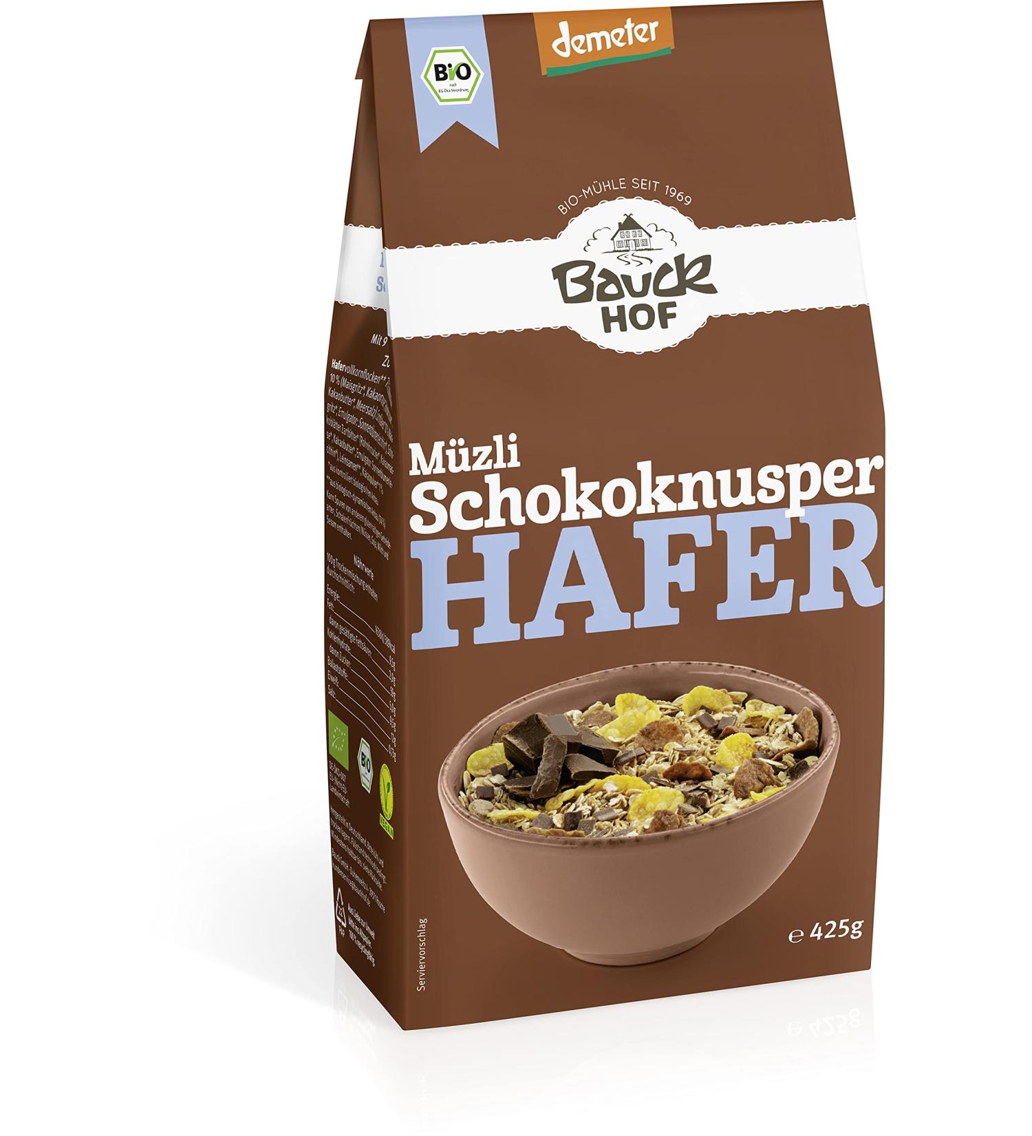 Bauckhof Bio Bauck Demeter Oatmezli Chocolate Crisp (6 x 425 g)