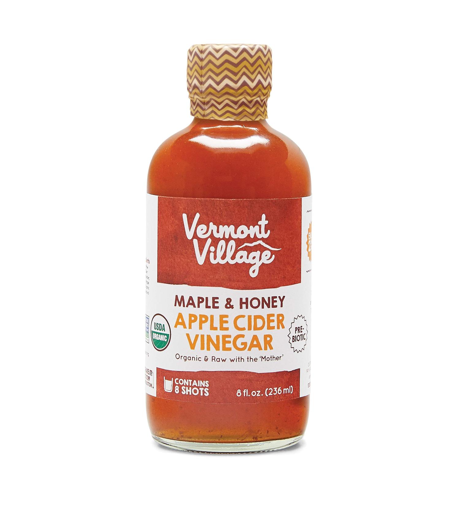 Organic Vermont Village Maple & Honey Apple Cider Vinegar 8oz - Buy Online on SooperMarket.com