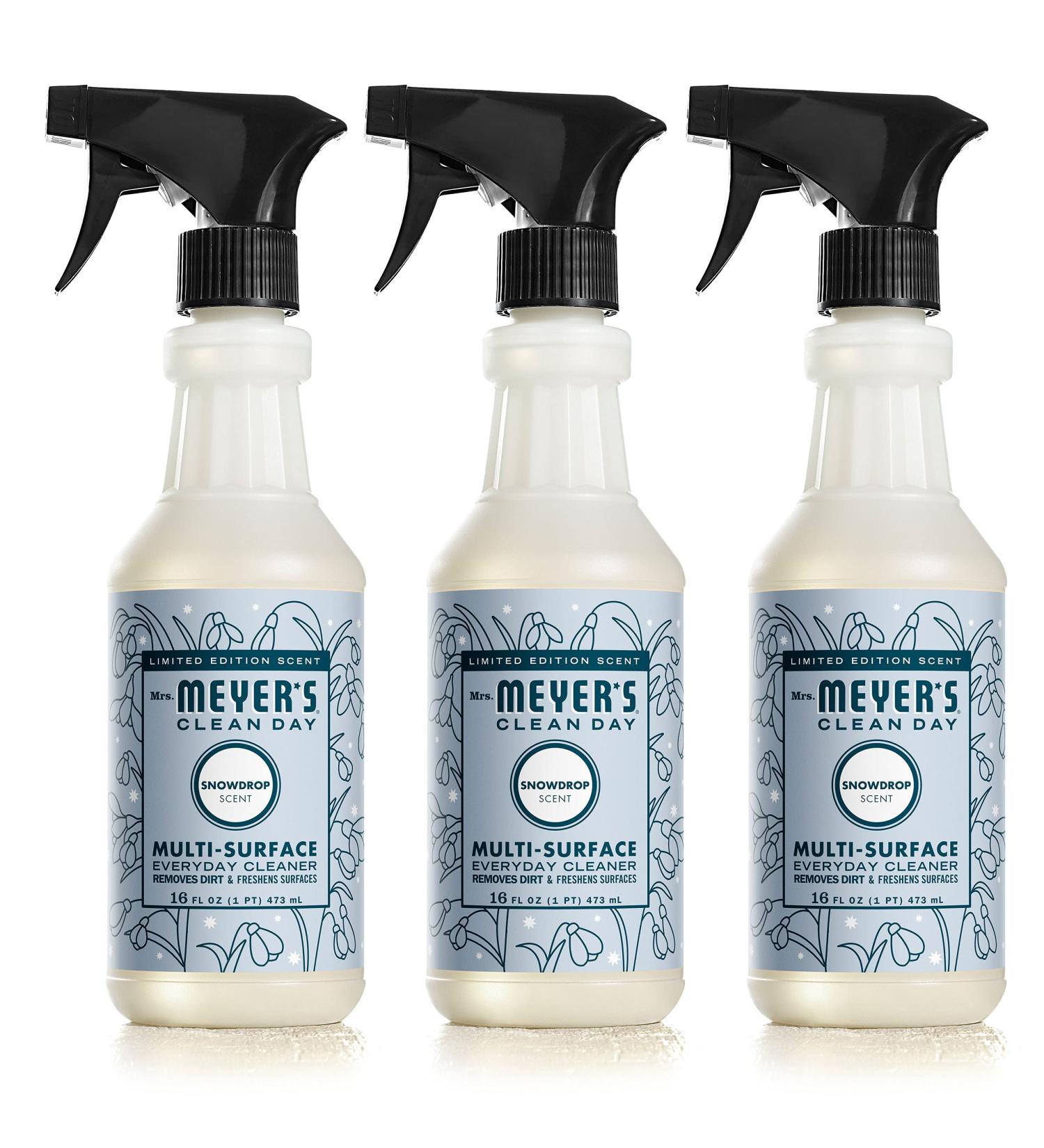 Mrs. Meyer's Multi-Surface Cleaner Snow Drop 16 OZ - Eco-Friendly Effective Household Cleaner for All Surfaces - International Shipping Available - Buy Online on SooperMarket.com