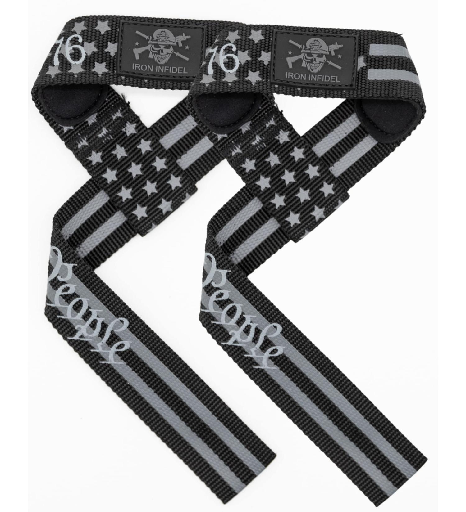 Iron Infidel Weight Lifting Straps - Pair of Wrist Straps for Deadlifting, Strength Training, and Olympic Lifts - Enhance Grip Strength on Heavy Lifts 1776 - Buy Online on SooperMarket.com