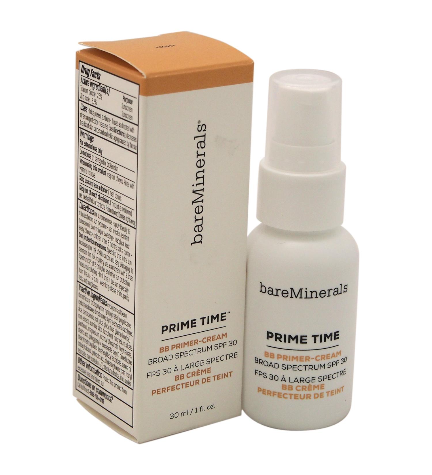 bareMinerals PRIME TIME BB PRIMER CREAM DAILY DEFENSE 1 Fl Oz (Pack of 1)