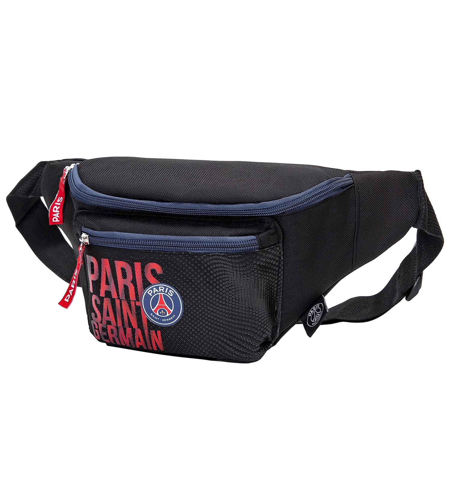 Official Paris Saint Germain PSG Bum Bag | International Shipping | 27x18x10 cm Black - Buy Online on SooperMarket.com