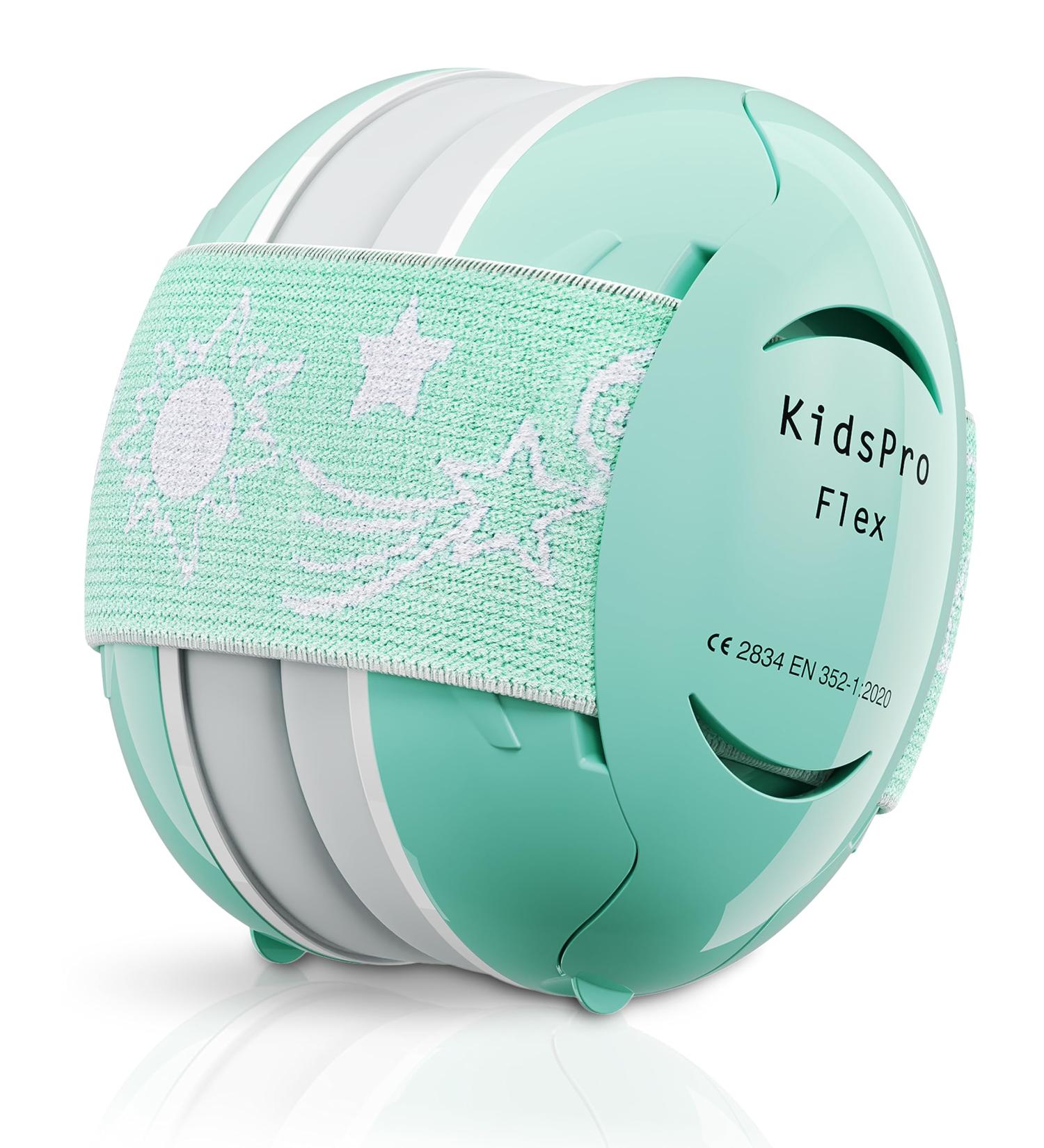Senner Kidspro Flex | High-Quality Kids Earmuffs for Toddlers | Flexible Hearing Protection for Everyday Life Parties & Sports | Turquoise Noise-Cancelling Headphones - Buy Online on SooperMarket.com