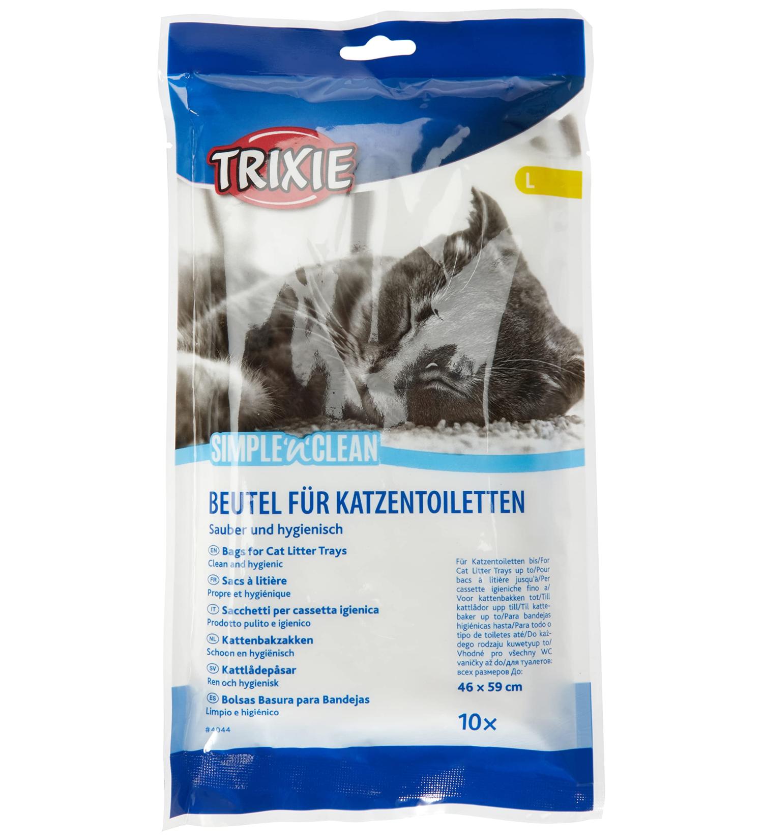 Trixie Cat Litter Bags - 10 Pieces 46x59 cm | International Shipping Available - Buy Online on SooperMarket.com