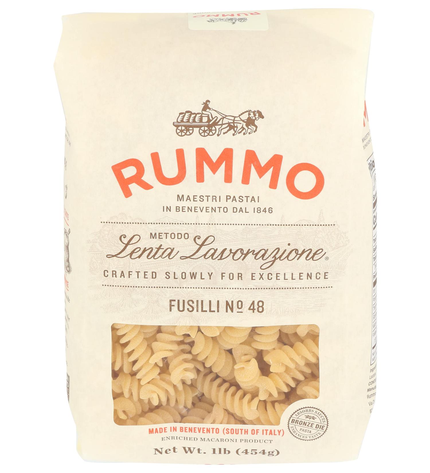 RUMMO Fusilli Pasta 16 oz - Premium Italian Pasta for Authentic Dishes - Buy Online on SooperMarket.com