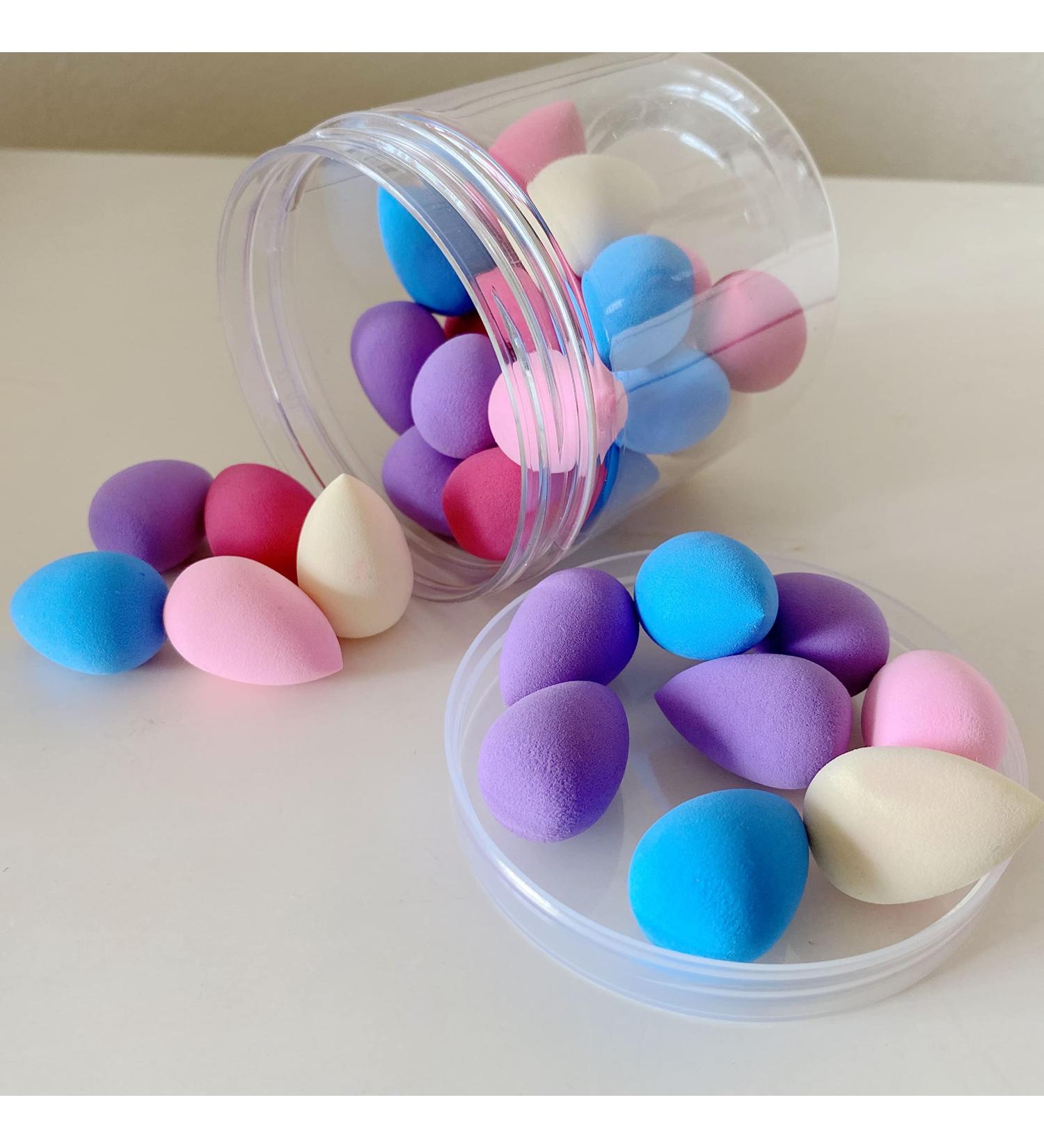 Mini Makeup Sponge Blender Set - 30 pcs for Foundation, Powder, Concealer, Eye Shadow, Highlight, and Contour - Buy Online on SooperMarket.com
