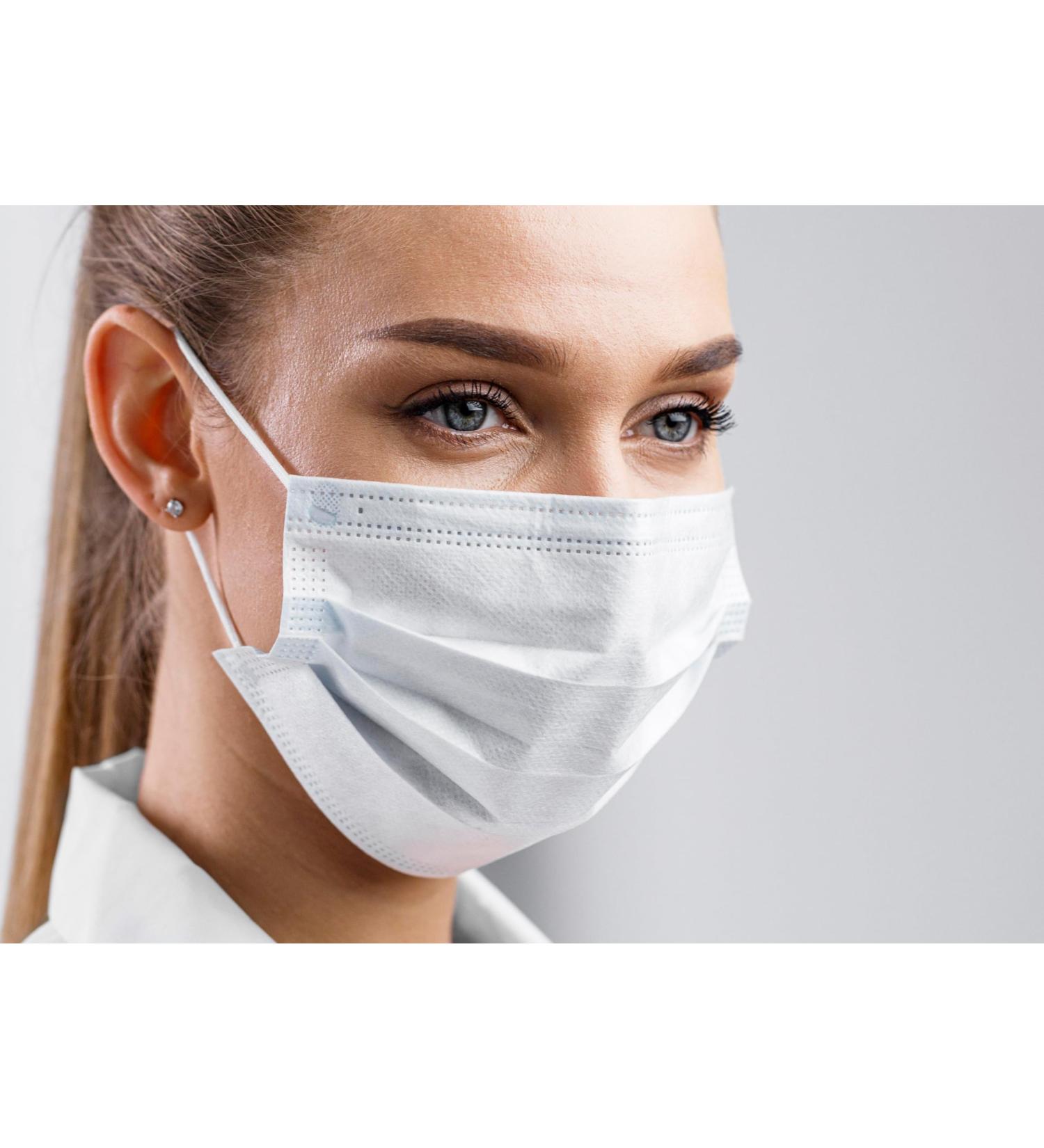 CarePrime Type IIR Surgical Face Mask | 50-Pack | BFE 98% | EN14683:2019 | CE Certified | International Shipping Available - Buy Online on SooperMarket.com