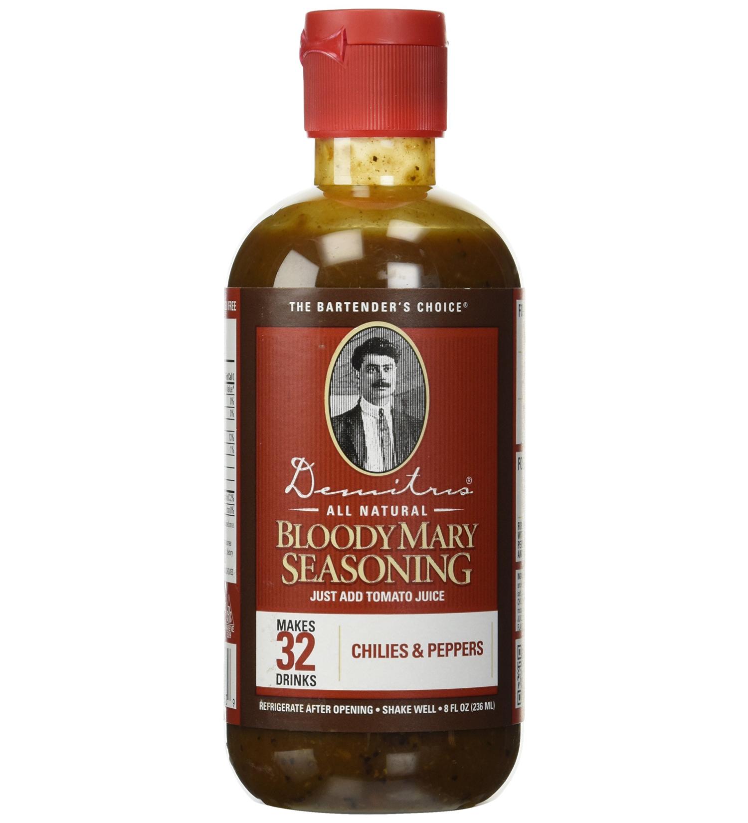 Demitri's All Natural Bloody Mary Seasoning Mix - 8 oz - Chilies & Peppers | Shop Now! - Buy Online on SooperMarket.com