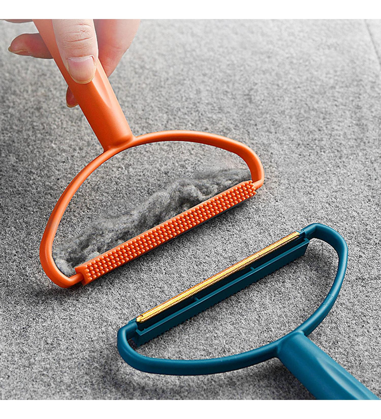 1Pc Portable Lint Remover - Manual Hair Removal Razor for Clothes Curtains & Sofa - Blue Sweater Defuzzer - Buy Online on SooperMarket.com