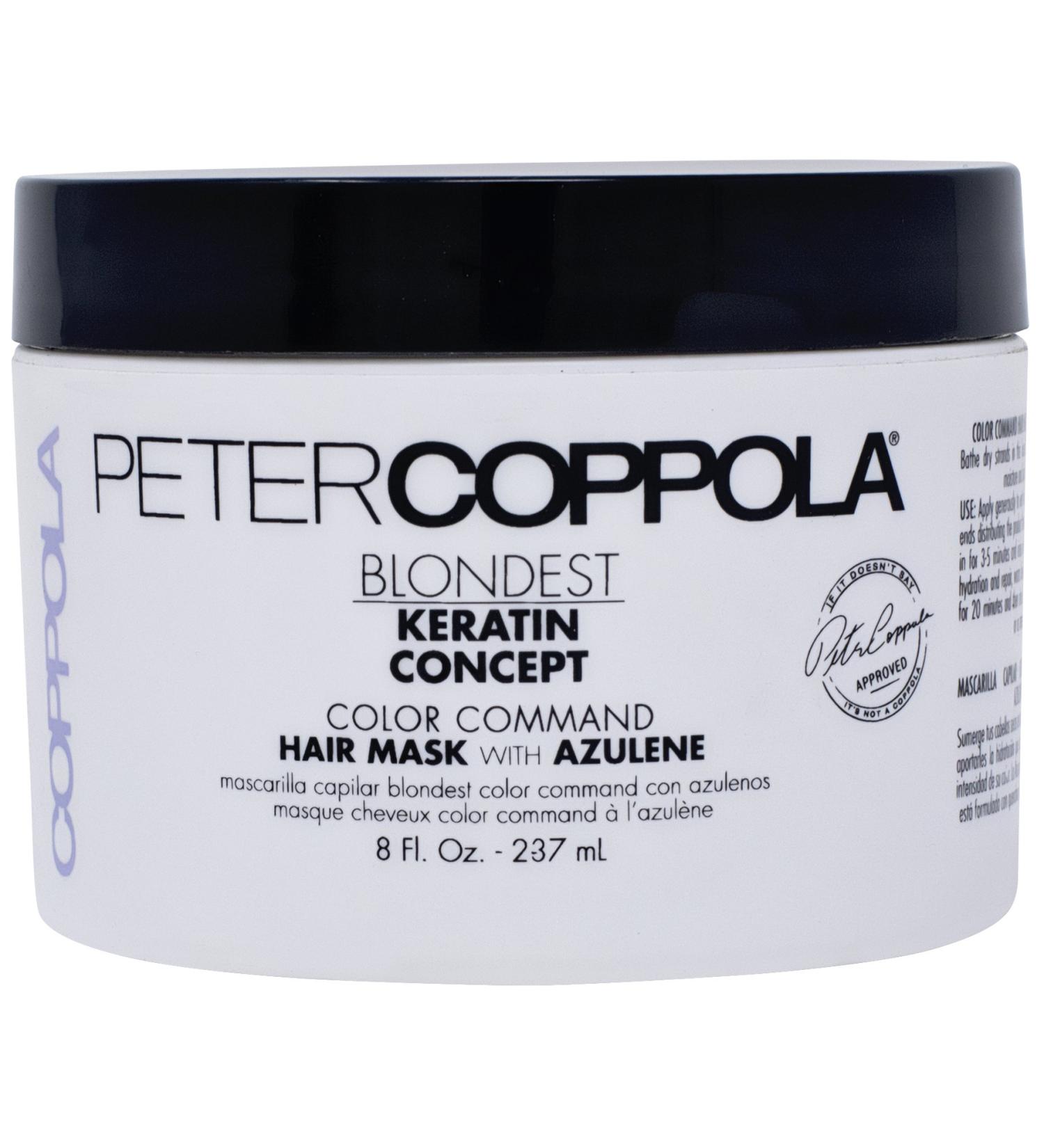 Peter Coppola Color Command Blonde Hair Mask with Azulene - Toning & Repair (8 OZ) - Buy Online on SooperMarket.com