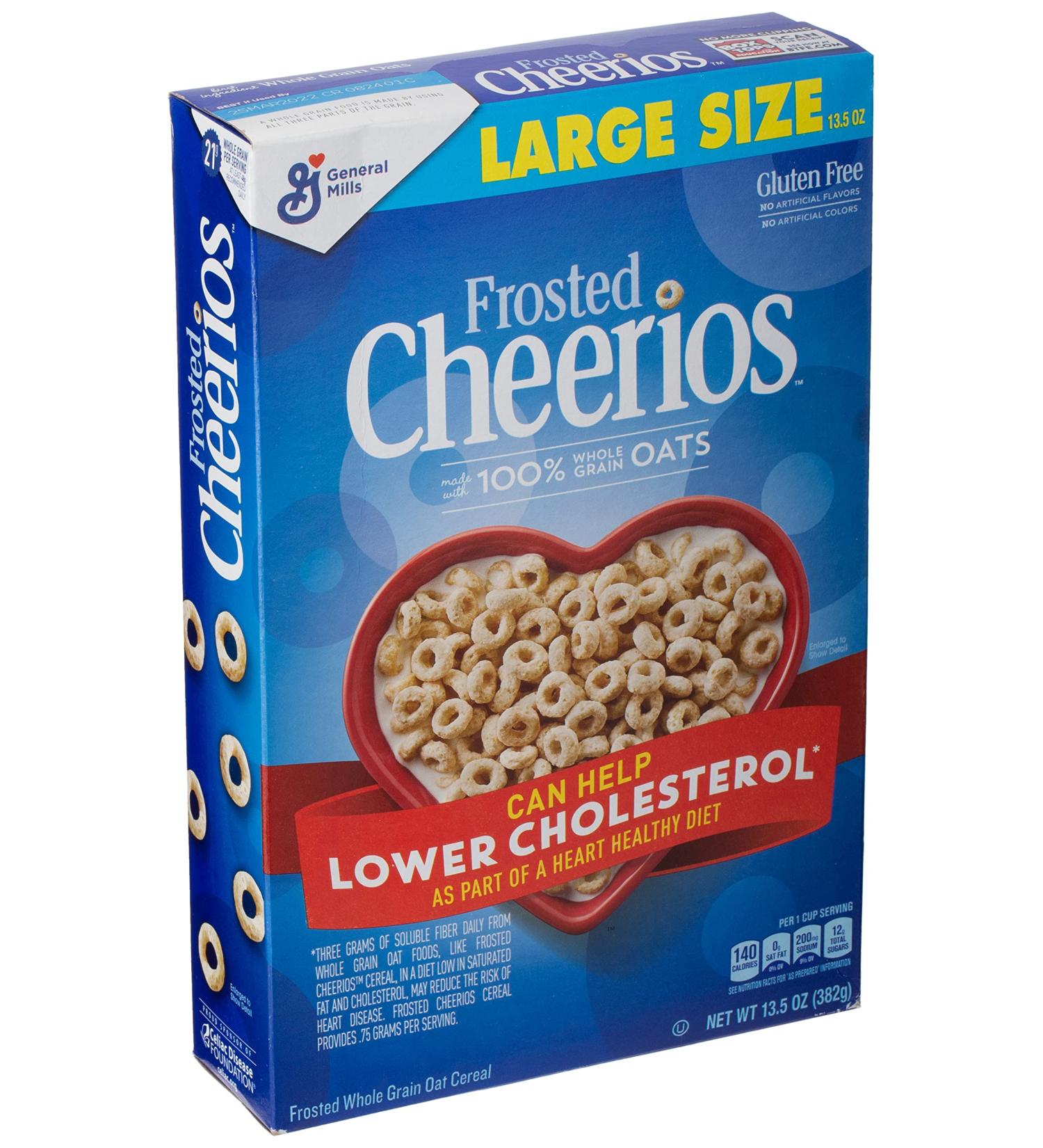 General Mills Frosted Cheerios Gluten Free - 13.5 oz | Delicious & Nutritious Cereal - Buy Online on SooperMarket.com