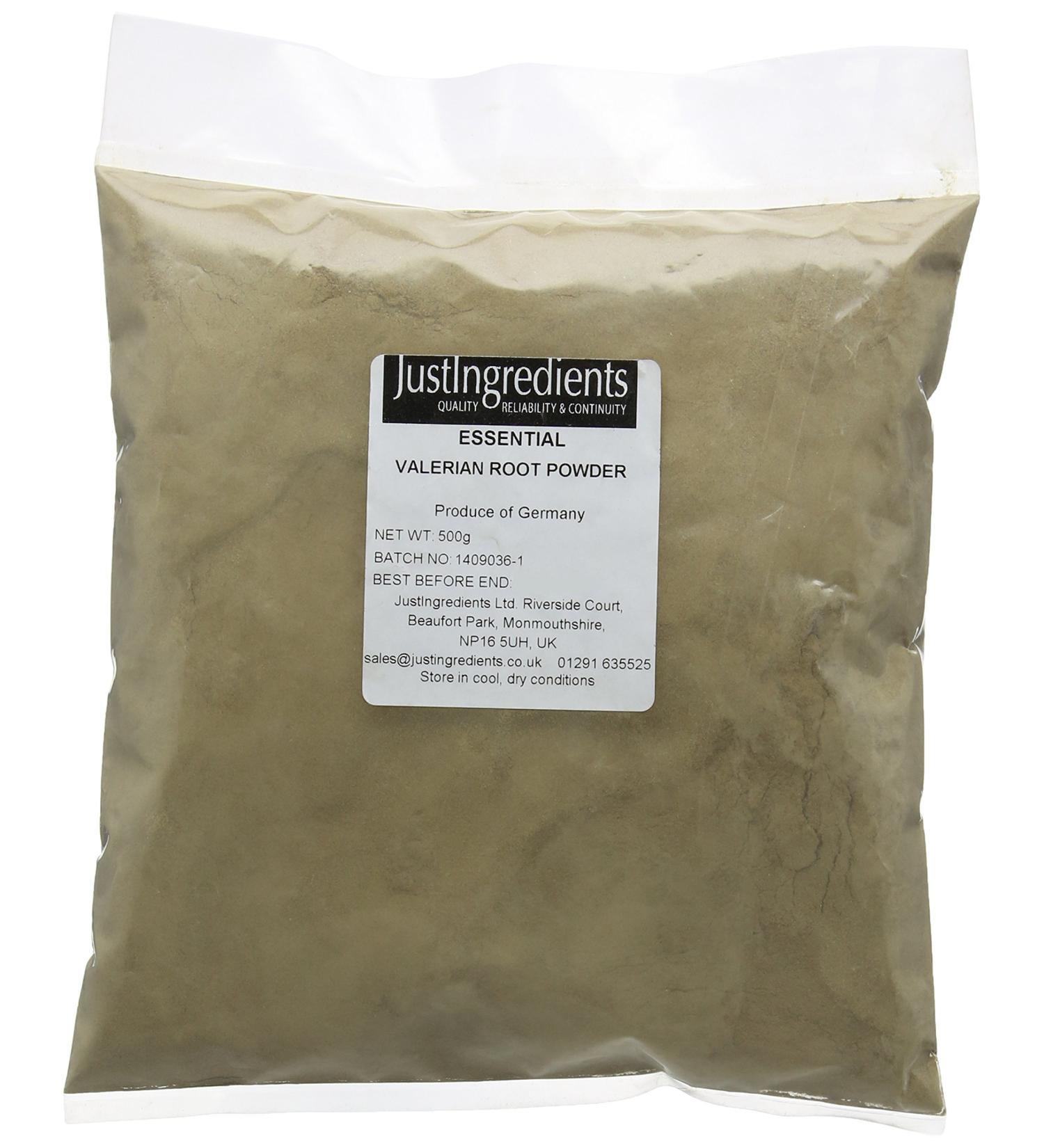 JustIngredients Essentials Valerian Root Powder 500 g - Buy Online on SooperMarket.com