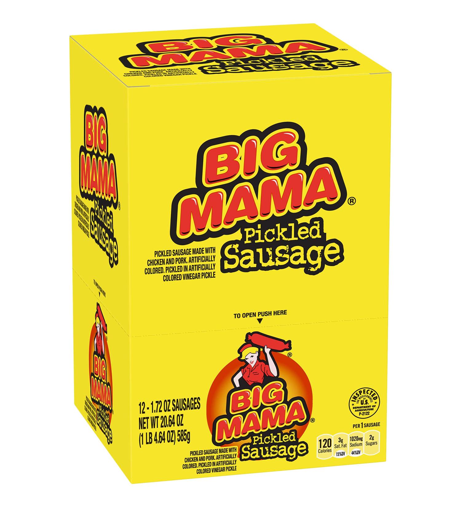 Penrose Big Mama Pickled Sausages - Keto Friendly - 12 Pack (2.4 Oz Each) - Buy Online on SooperMarket.com