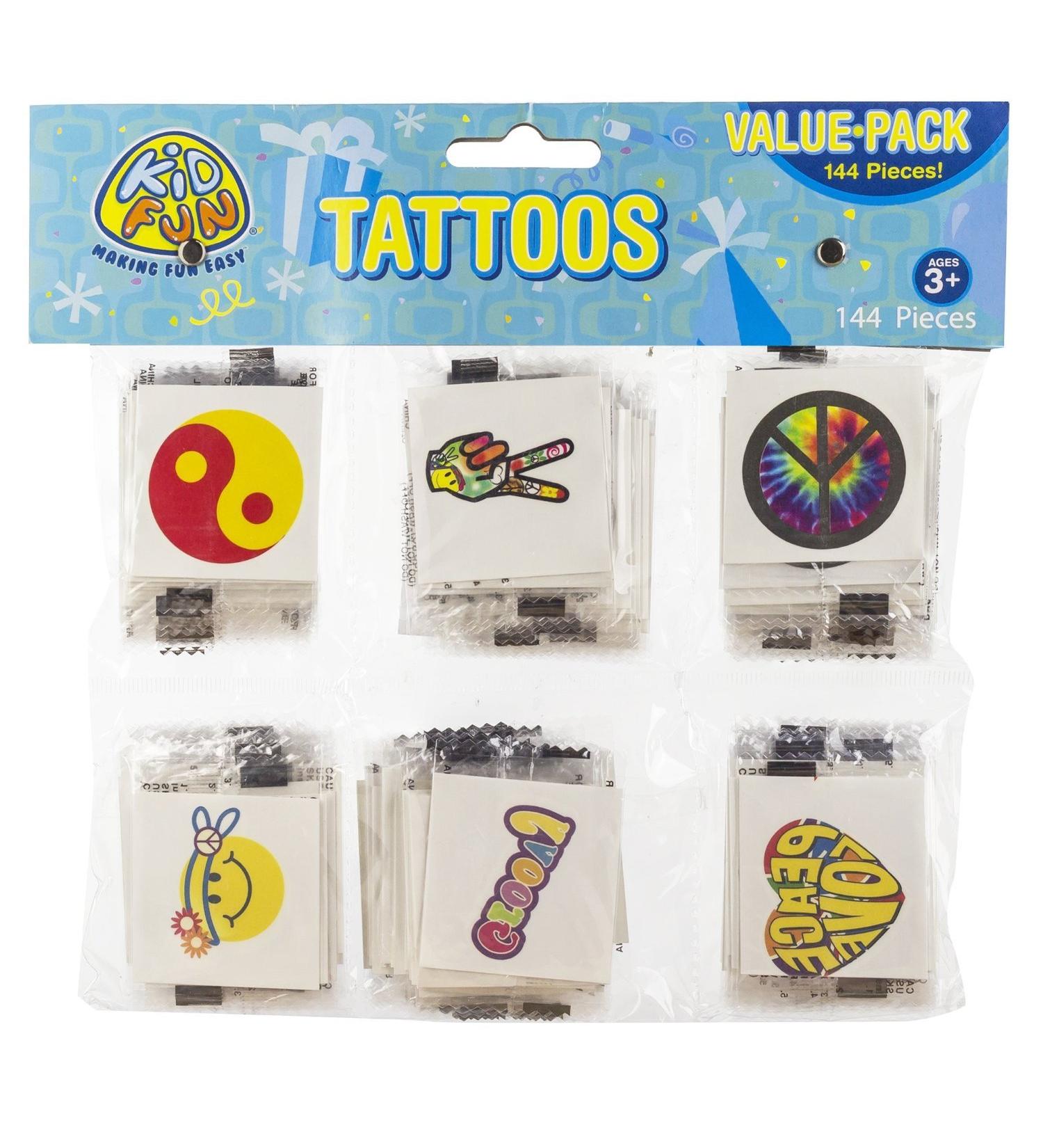 US Toy Retro Temporary Tattoos 1