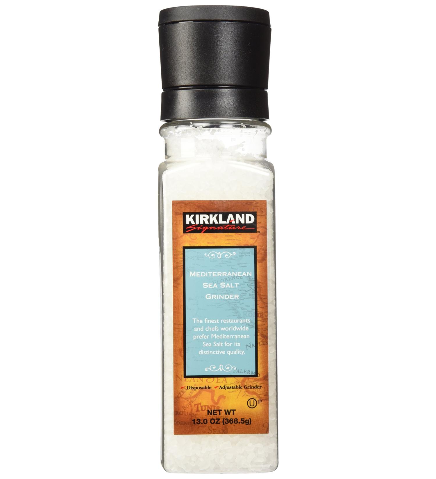 Kirkland Signature Mediterranean Sea Salt Grinder 13 oz (368.5 g) - Buy Online on SooperMarket.com