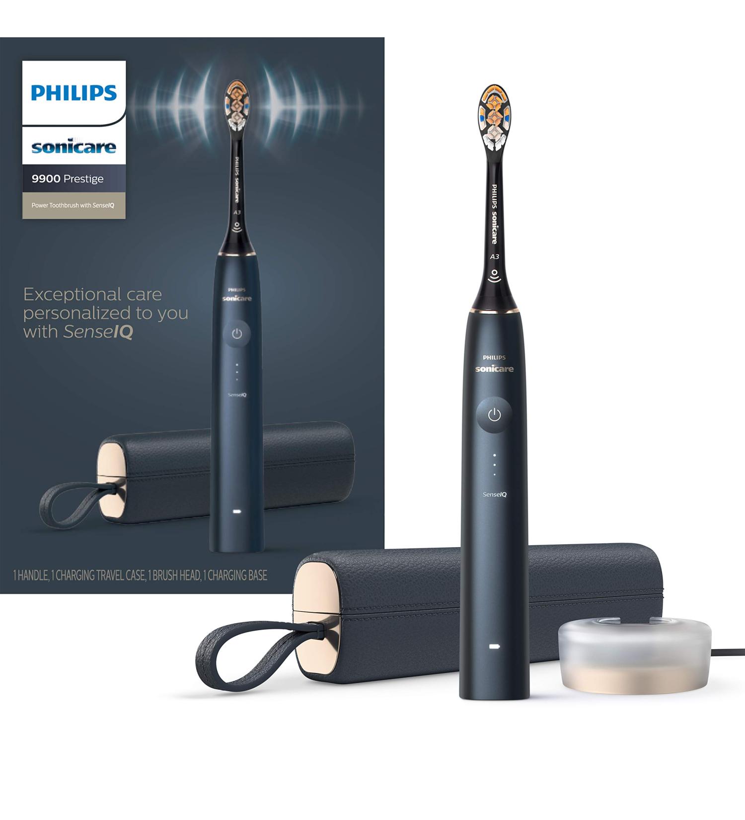 Philips Sonicare 9900 Prestige Electric Toothbrush Midnight - HX9990/12 - Buy Online on SooperMarket.com