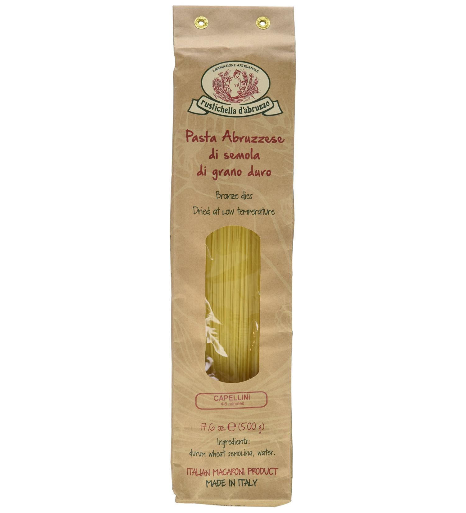 Rustichella d'Abruzzo Capellini 500g - Authentic Italian Thin Pasta - Buy Online on SooperMarket.com