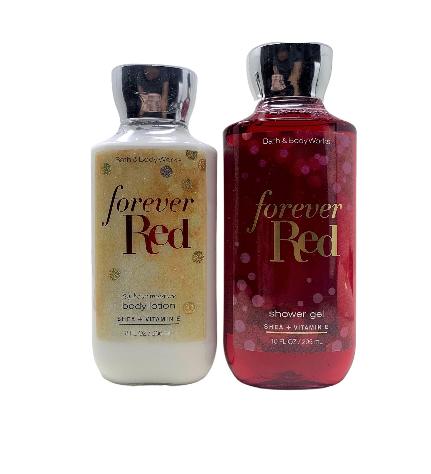 Bath and Body Works Forever Red Duo Gift Set - Full Size Body Lotion and Shower Gel - Buy Online on SooperMarket.com