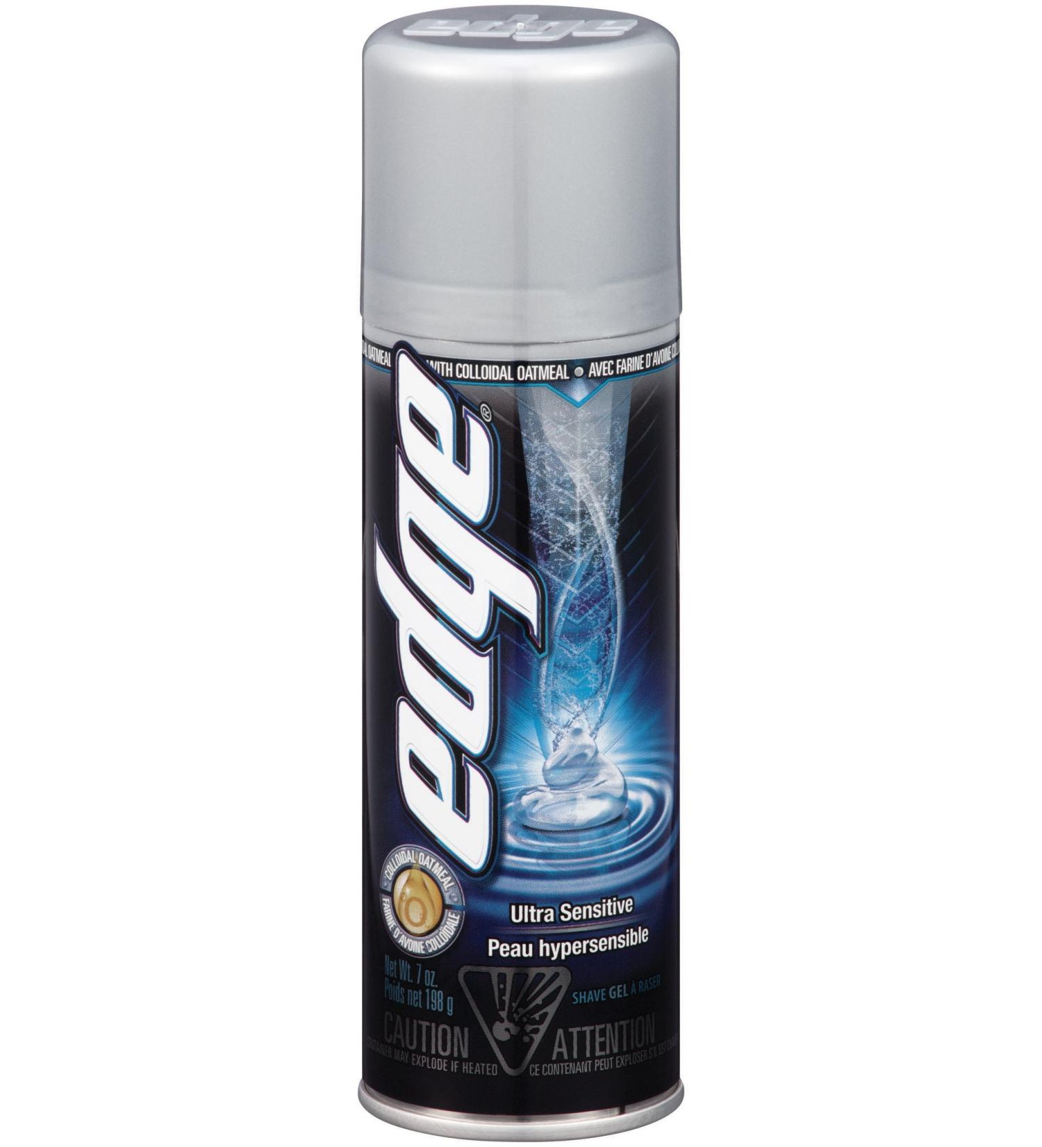 Edge Ultra Sensitive Shave Gel for Men 7 Ounce