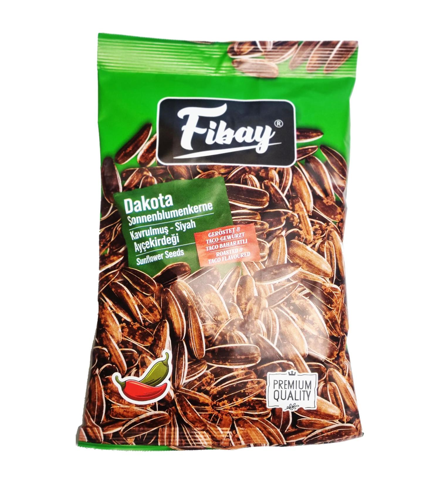 Buy Fibay Dakota Sunflower Seeds | Roasted & Taco Seasoned | Premium Quality (140g) - International Shipping Available - Buy Online on SooperMarket.com