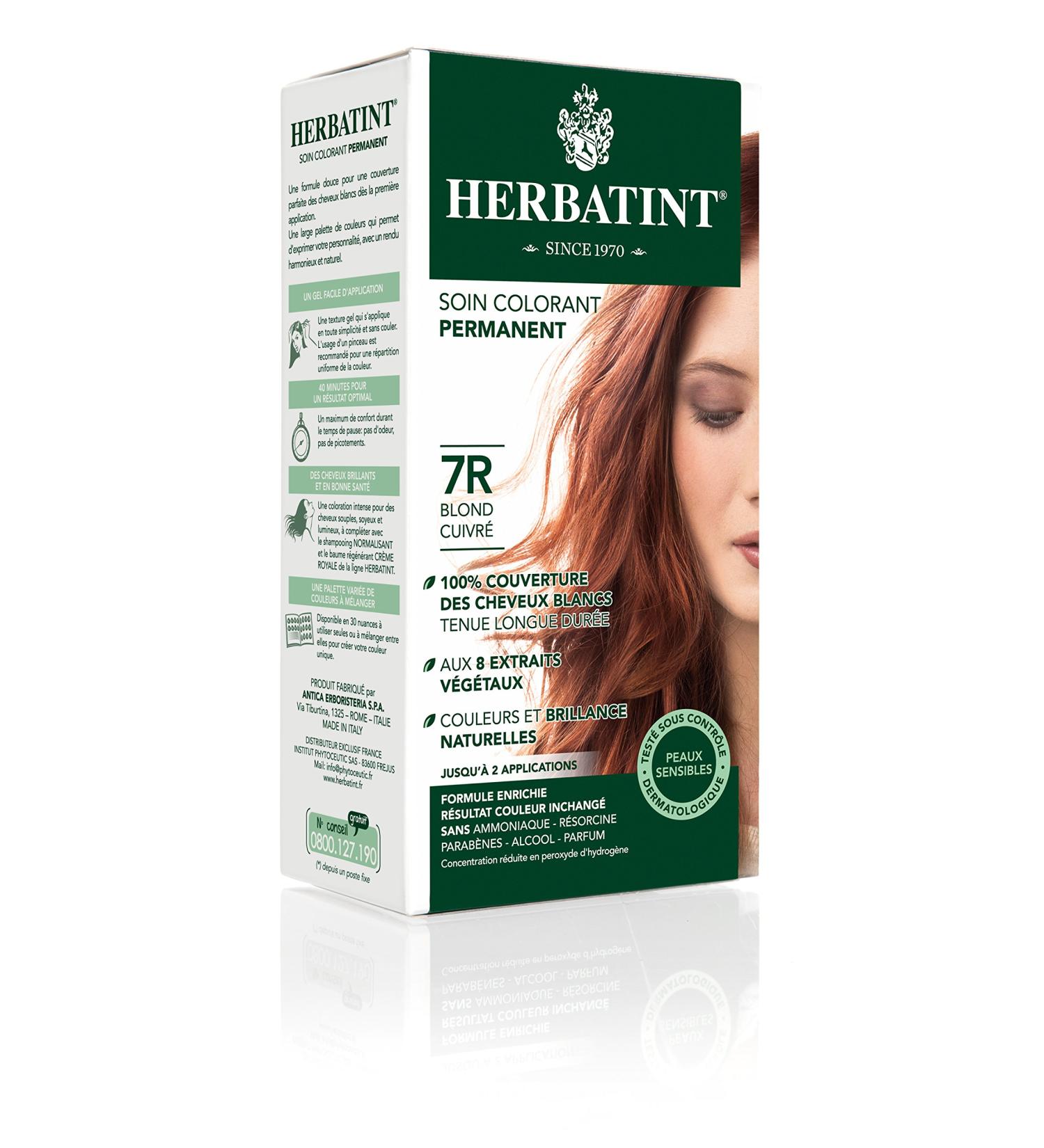 Herbatint Permanent Color Care 150ml - 7R Copper Blonde - Buy Online on SooperMarket.com