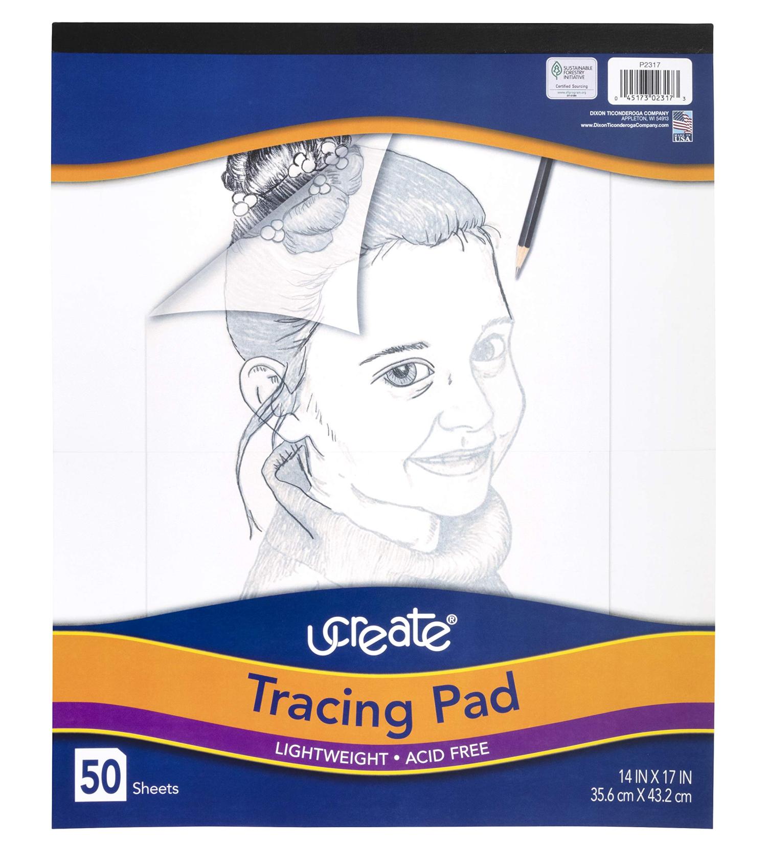 Pacon UCreate Tracing Pad  White  14 x 17  50 Sheets - Buy Online on SooperMarket.com