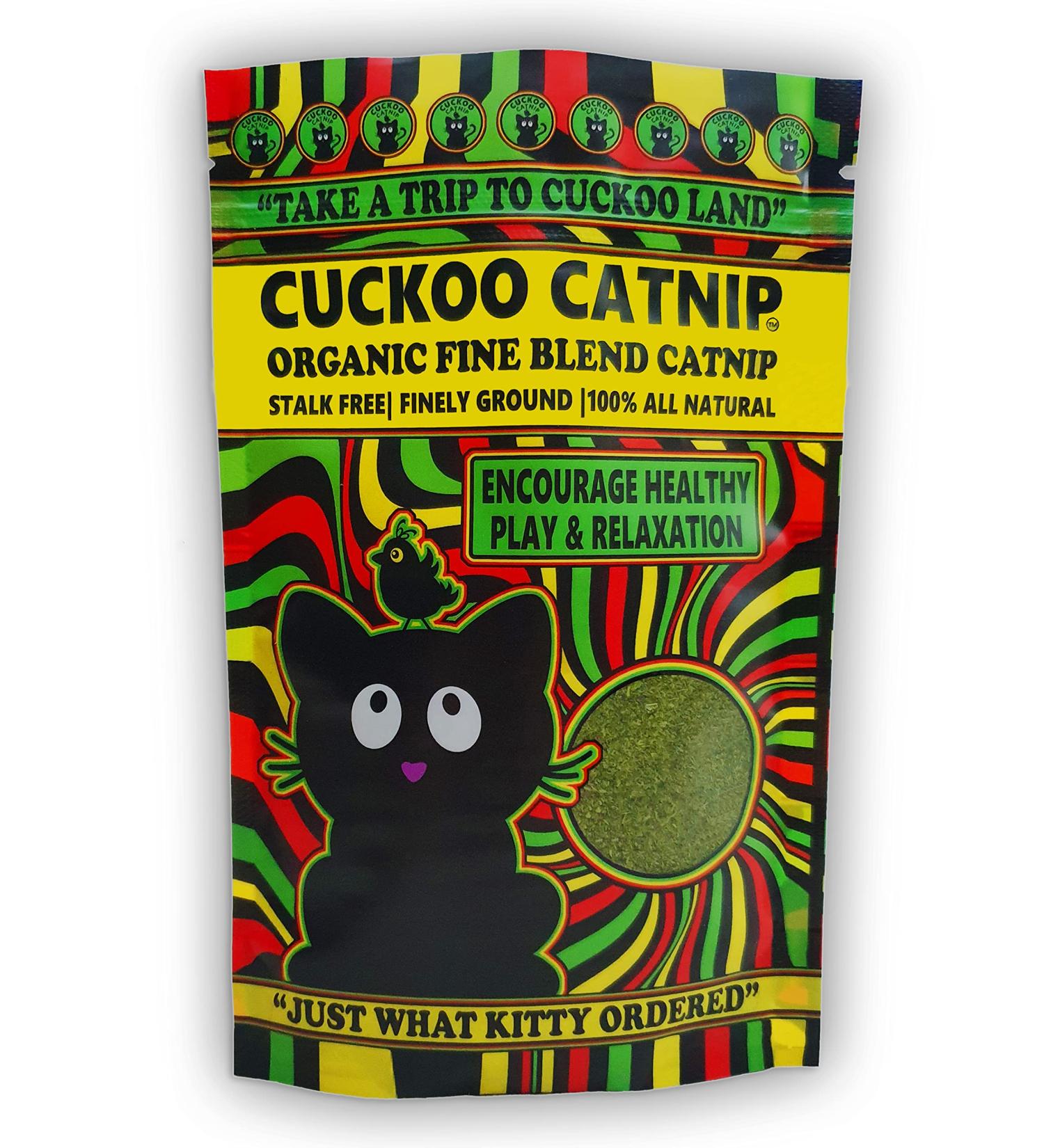 Cuckoo Catnip - Organic Fine Blend Cat Nip - Stalk Free 100% Natural - Buy Online on SooperMarket.com