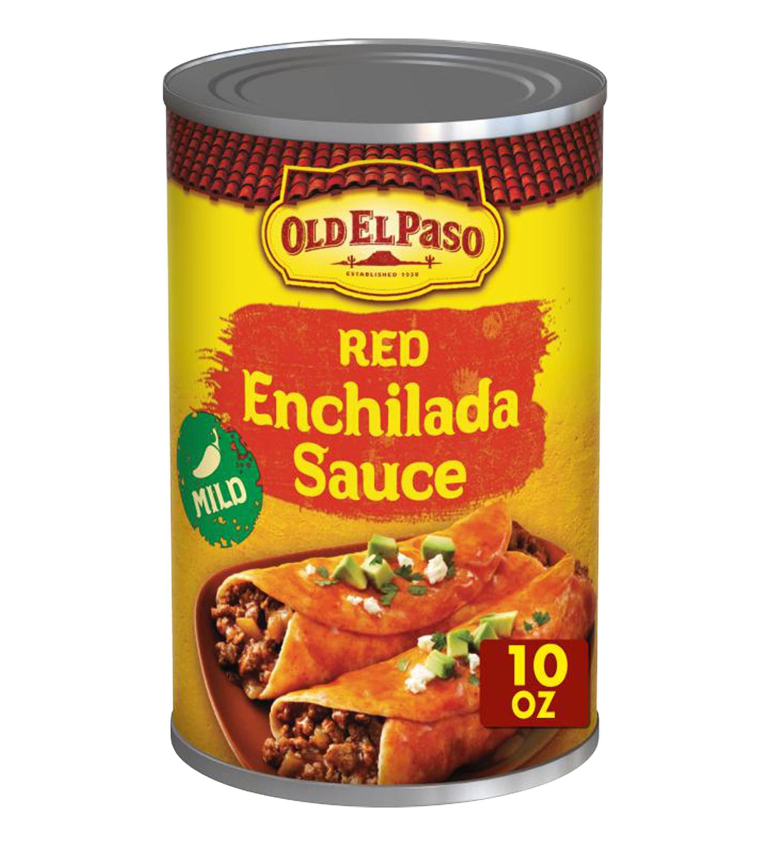 Old El Paso Mild Enchilada Sauce 10 oz - Authentic Mexican Flavor for Delicious Homemade Enchiladas! - Buy Online on SooperMarket.com
