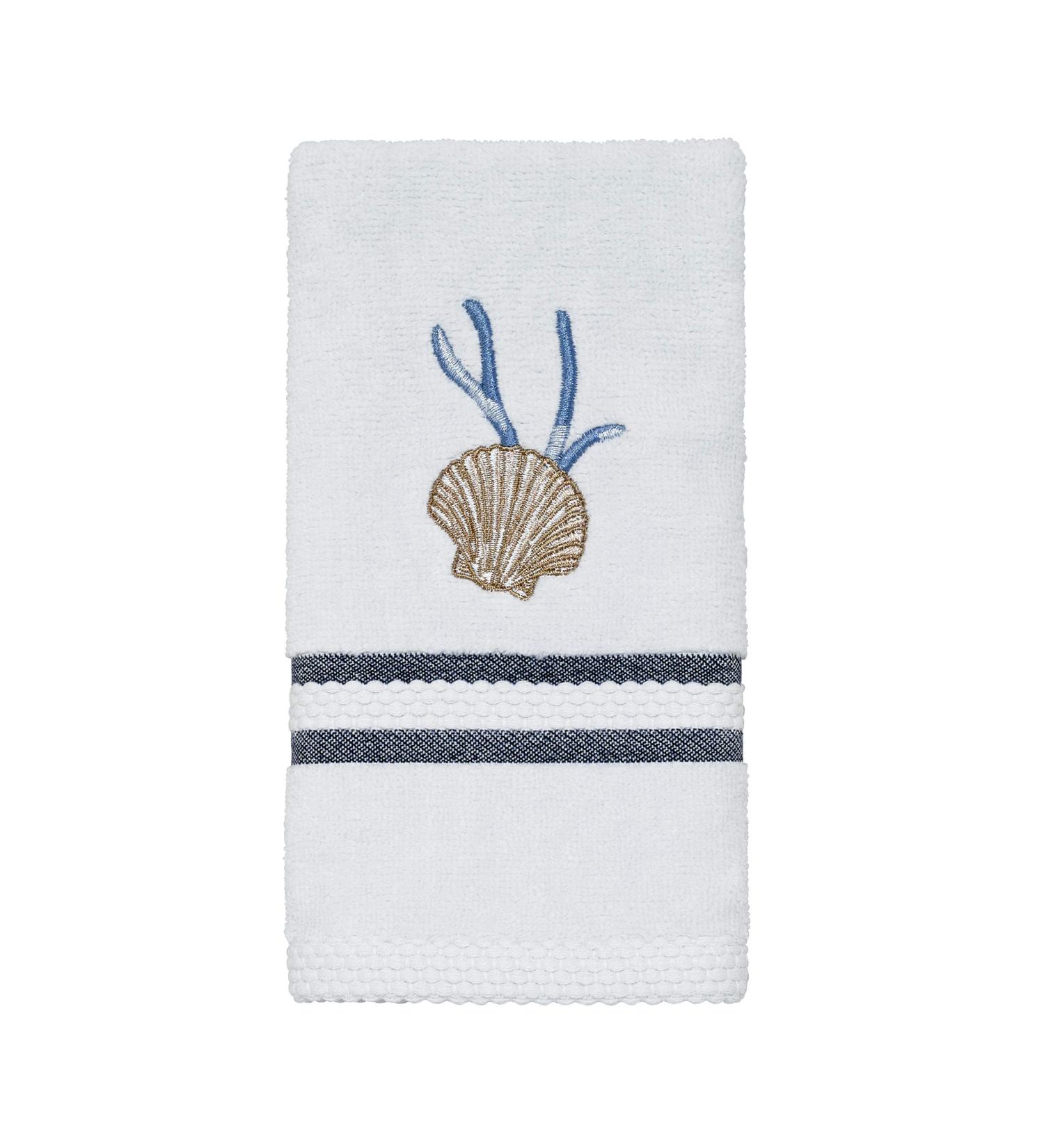 Avanti Linens Blue Lagoon Fingertip Towel | Soft & Absorbent Cotton | Deluxe Bathroom Towel - Buy Online on SooperMarket.com