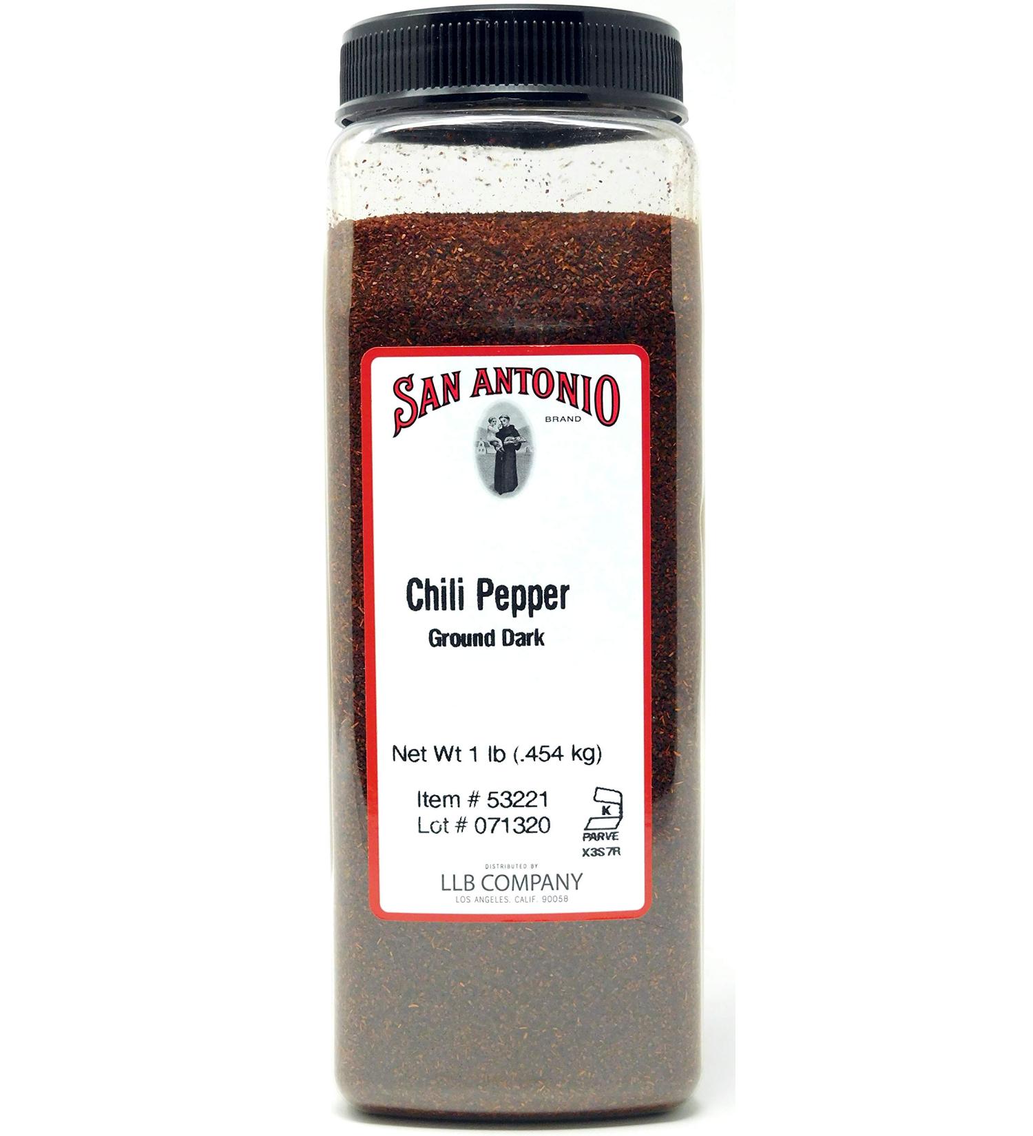 New Mexico Chili Powder, Ground Mild Dark Chile Pepper, No Salt (16 Ounce Bulk Size)