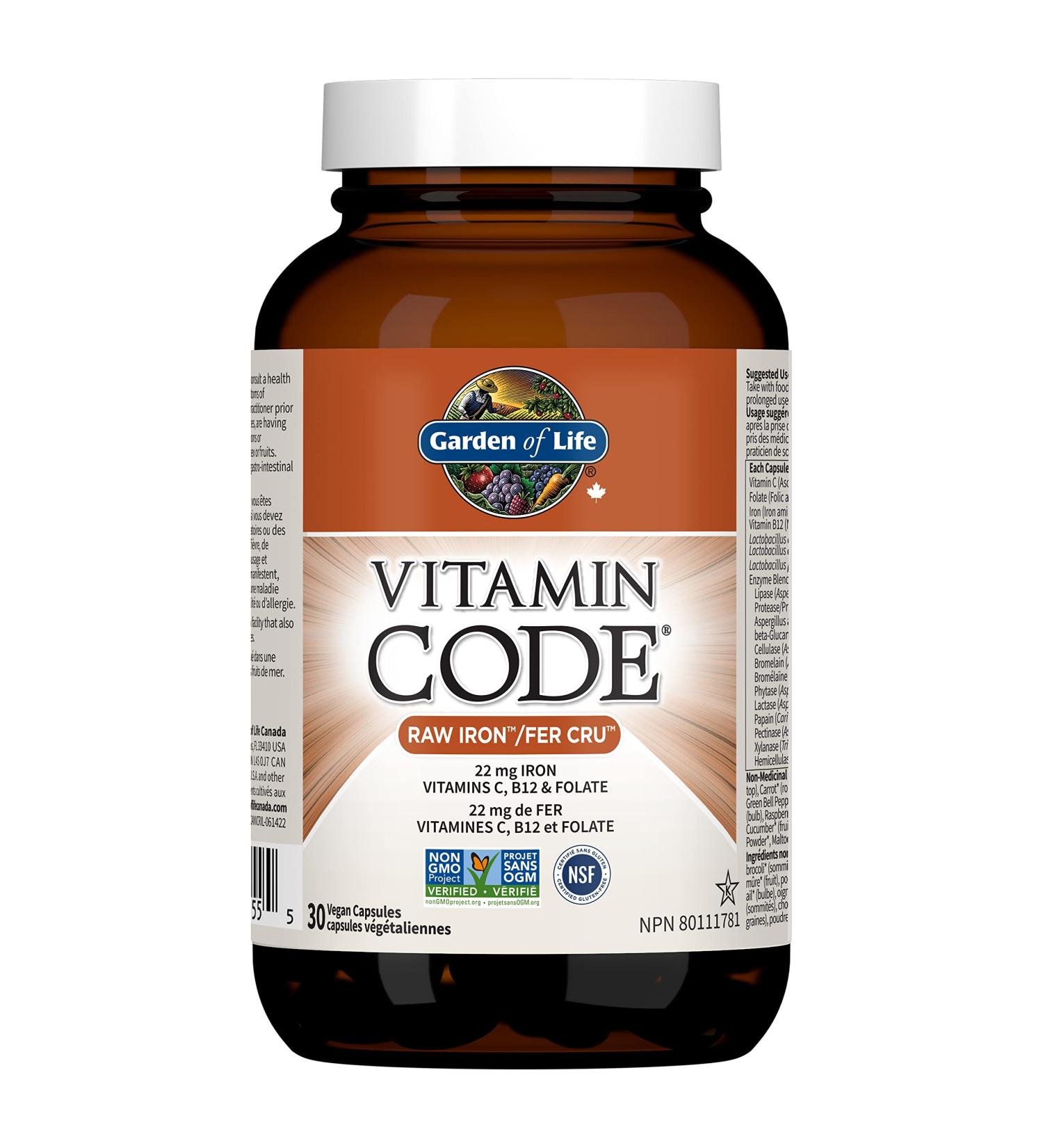 Vitamin Code Raw Iron - Buy Online on SooperMarket.com