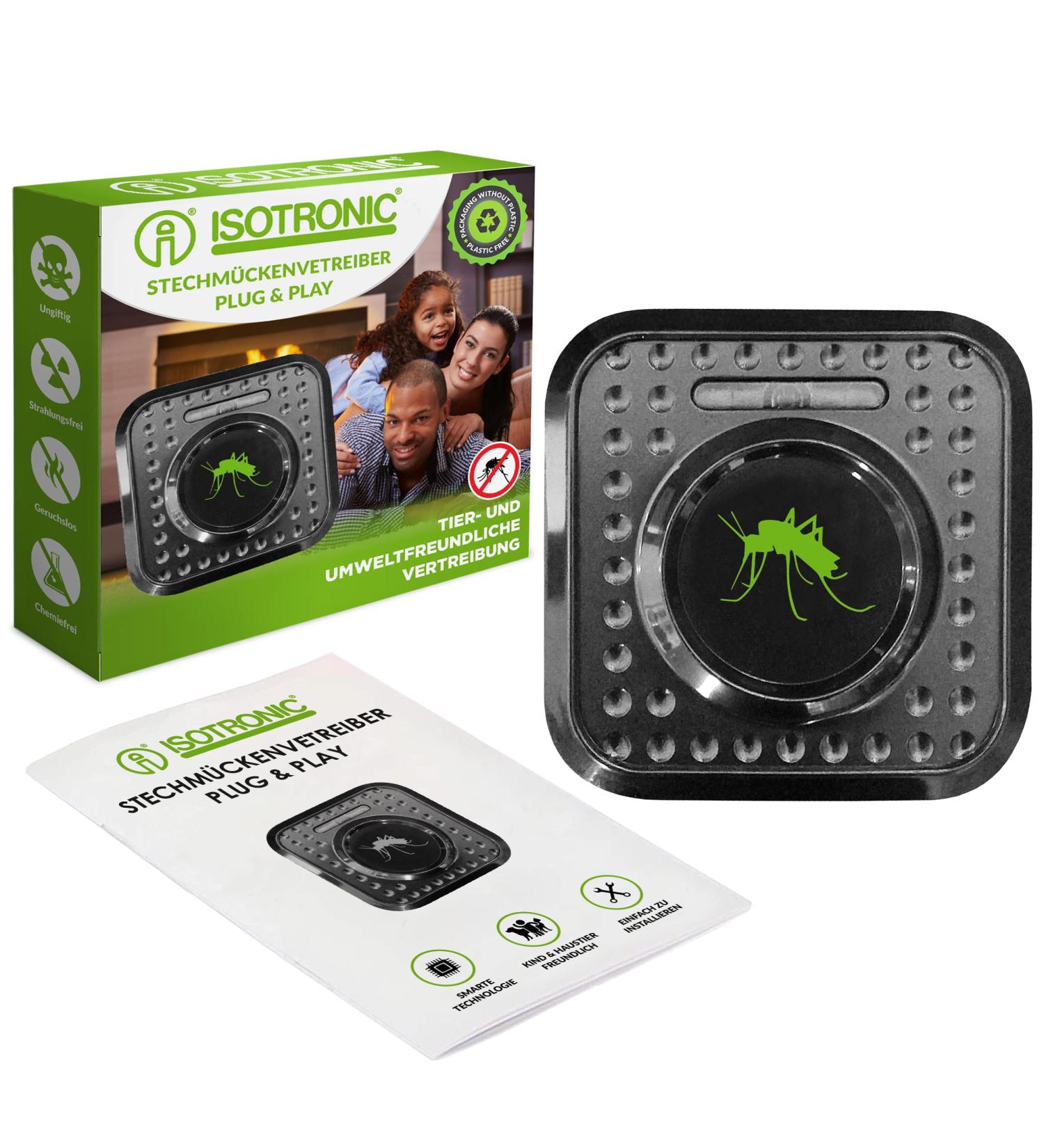 ISOTRONIC 230V Mosquito Repellent - Effective Insect Repellent for Bedroom & Home | Long-lasting Protection Against Mosquitoes - Buy Online on SooperMarket.com
