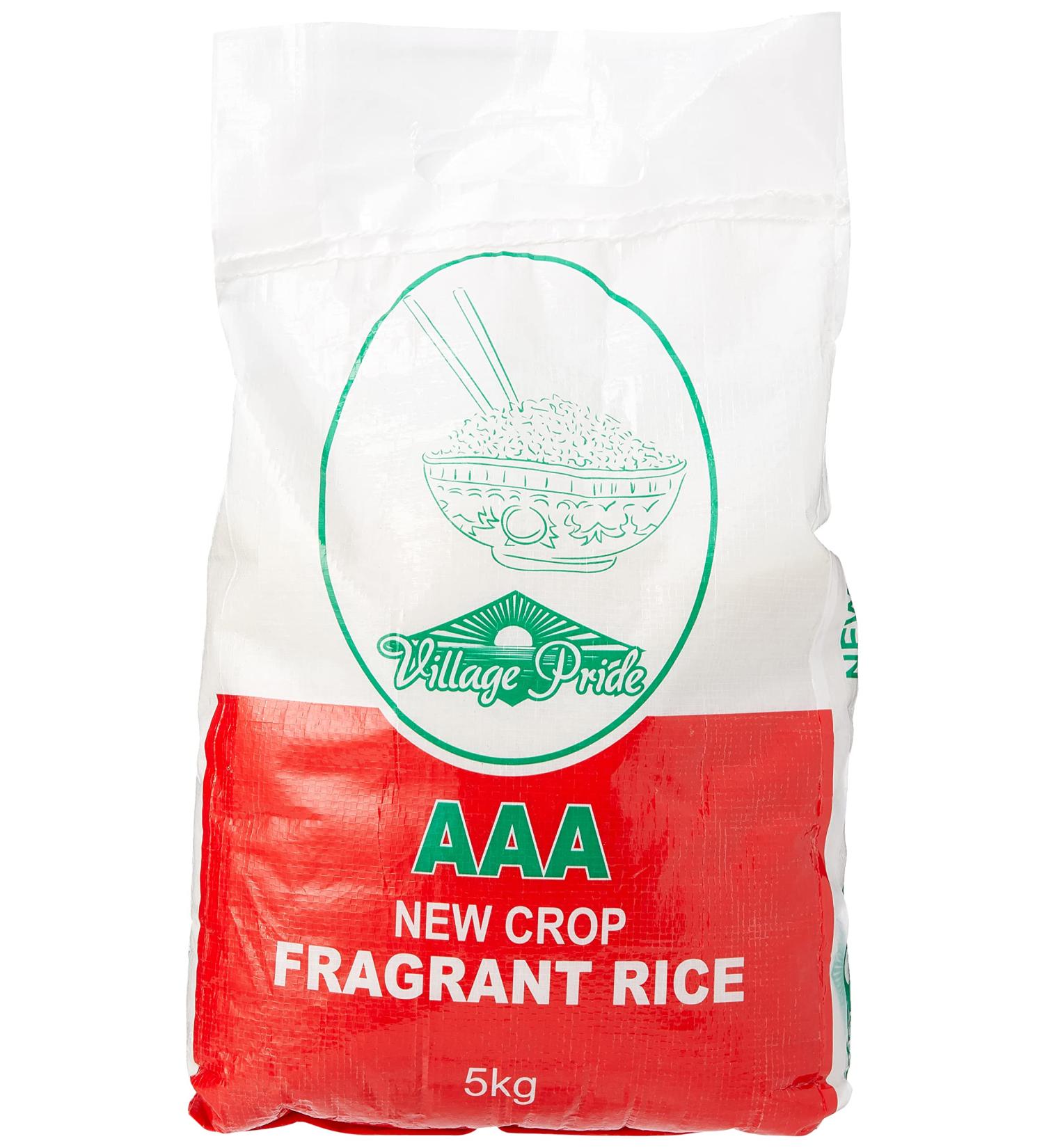 Village Pride Fragrant Rice 5kg - Premium Quality Long Grain Rice - Buy Online on SooperMarket.com