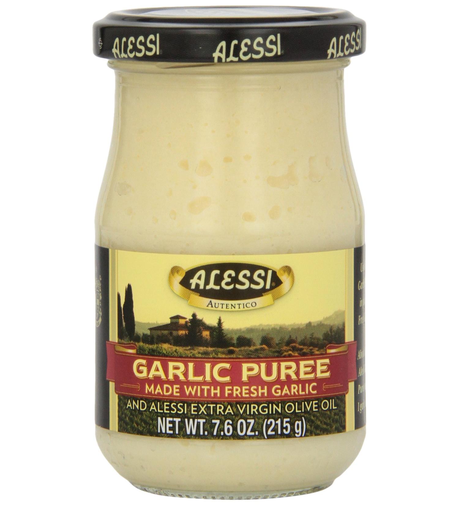 Alessi Spread Garlic Puree 7.6 oz (Pack of 6) - Delicious and Versatile Condiment - Buy Online on SooperMarket.com