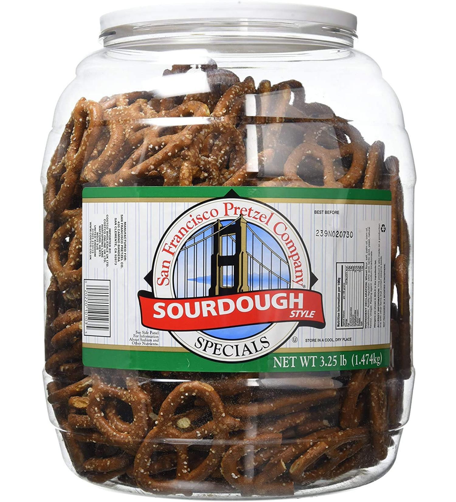San Francisco Sourdough Pretzels Jar 1.4kg
